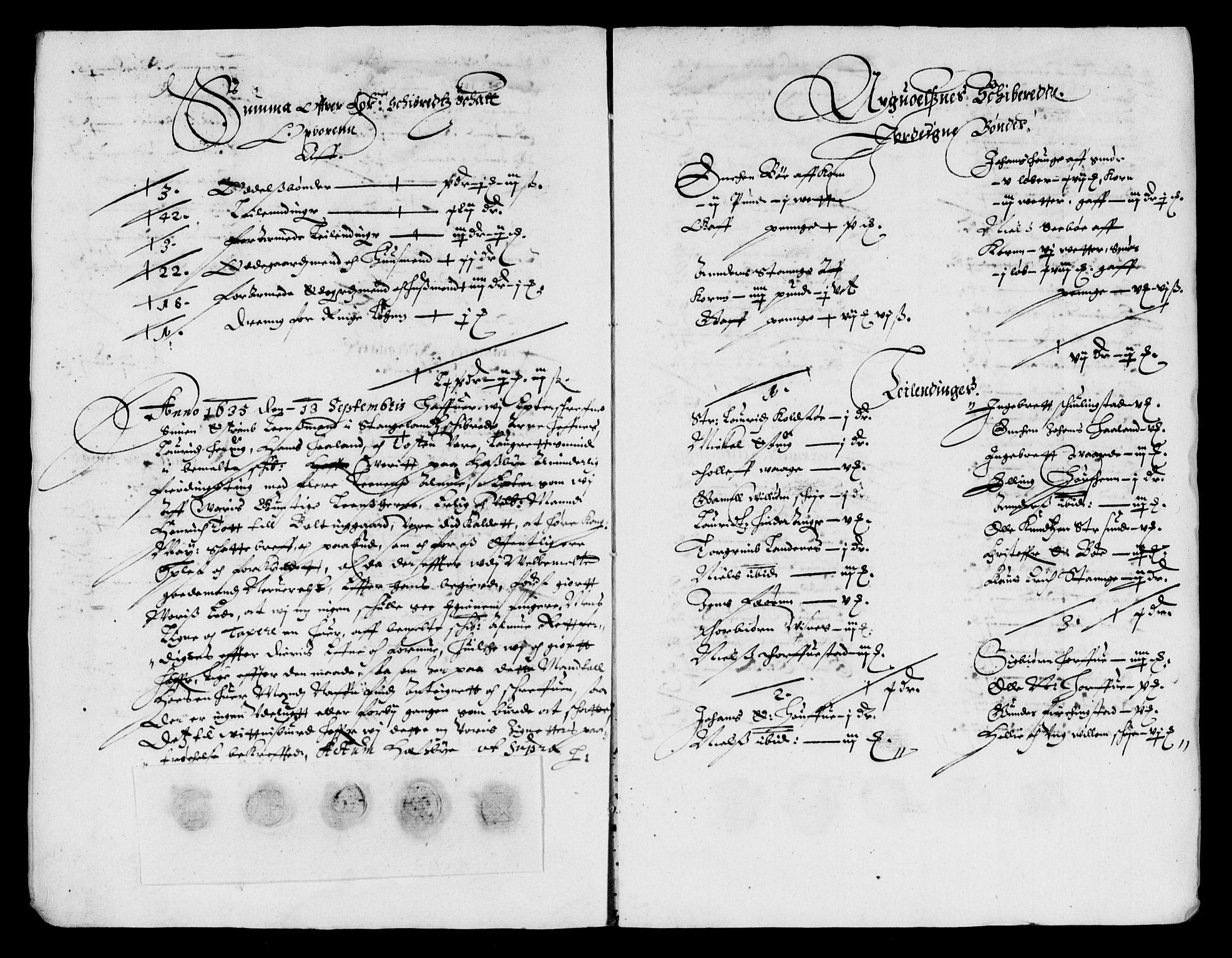 Rentekammeret inntil 1814, Reviderte regnskaper, Lensregnskaper, RA/EA-5023/R/Rb/Rbs/L0019: Stavanger len, 1634-1636