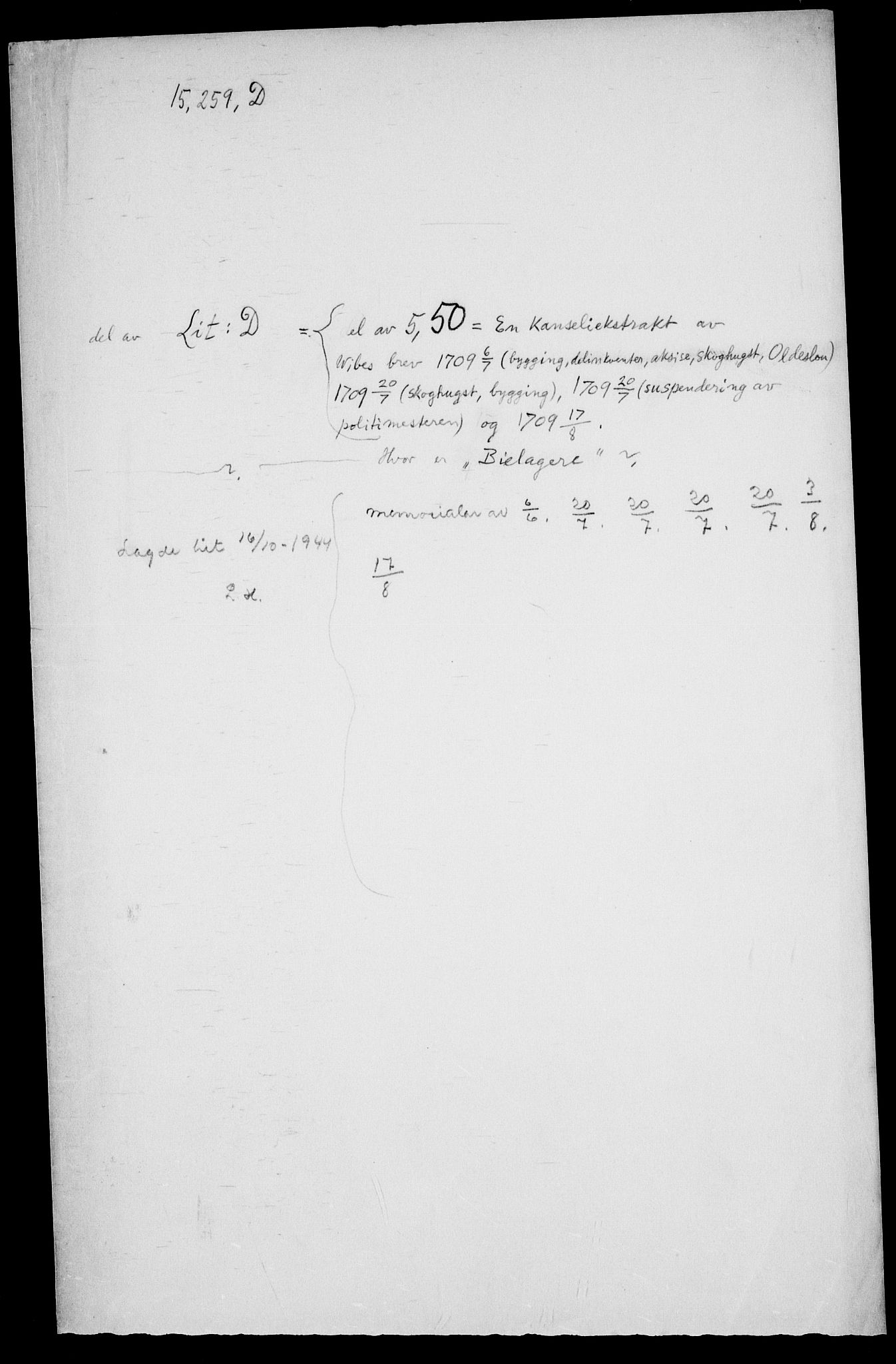 Danske Kanselli, Skapsaker, AV/RA-EA-4061/F/L0088: Skap 15, pakke 248B-259, litra F, 1650-1726, p. 330