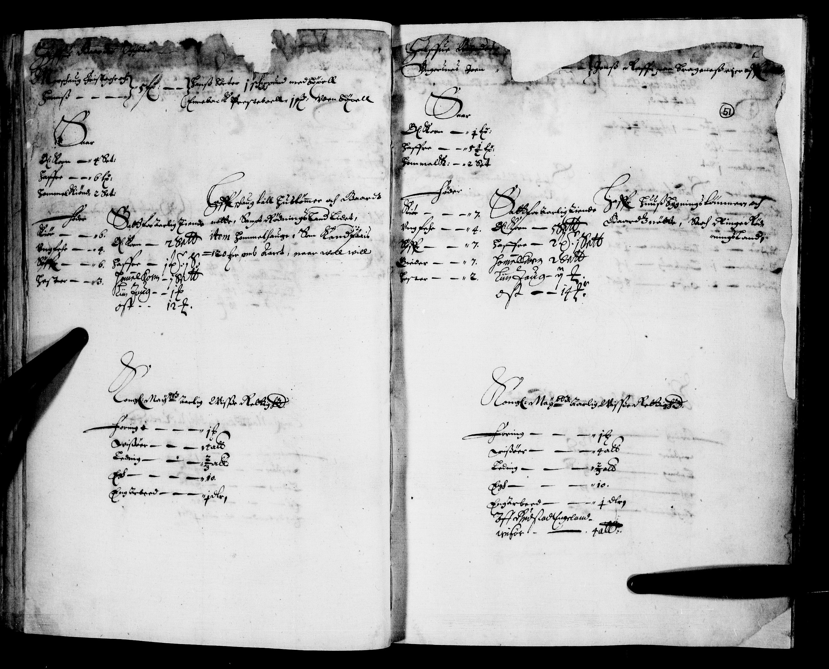 Rentekammeret inntil 1814, Realistisk ordnet avdeling, AV/RA-EA-4070/N/Nb/Nba/L0007: Nedre Romerike fogderi, 1. del, 1666, p. 50b-51a