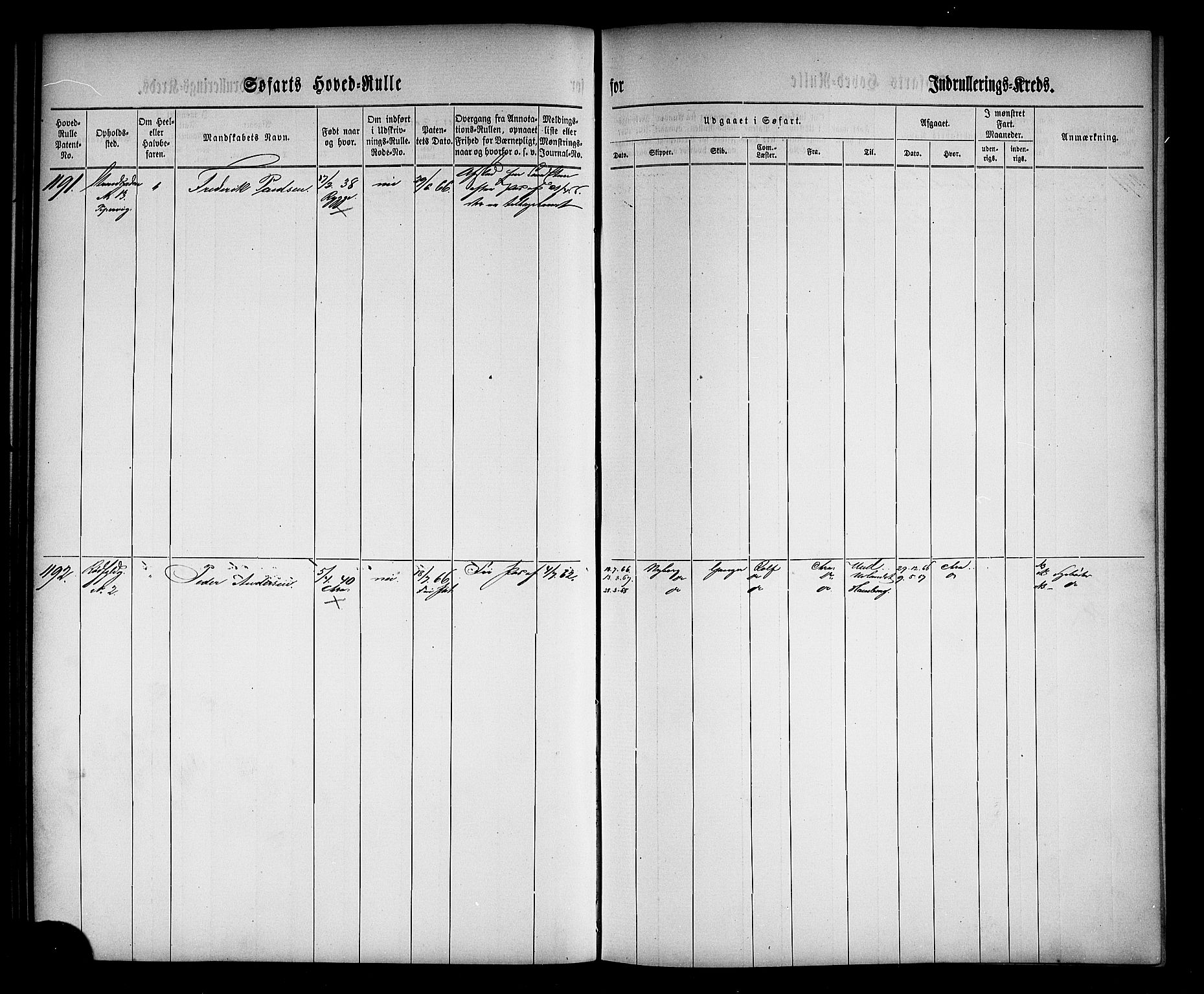 Oslo mønstringskontor, SAO/A-10569g/F/Fc/Fcb/L0002: Hovedrulle, 1864, p. 48