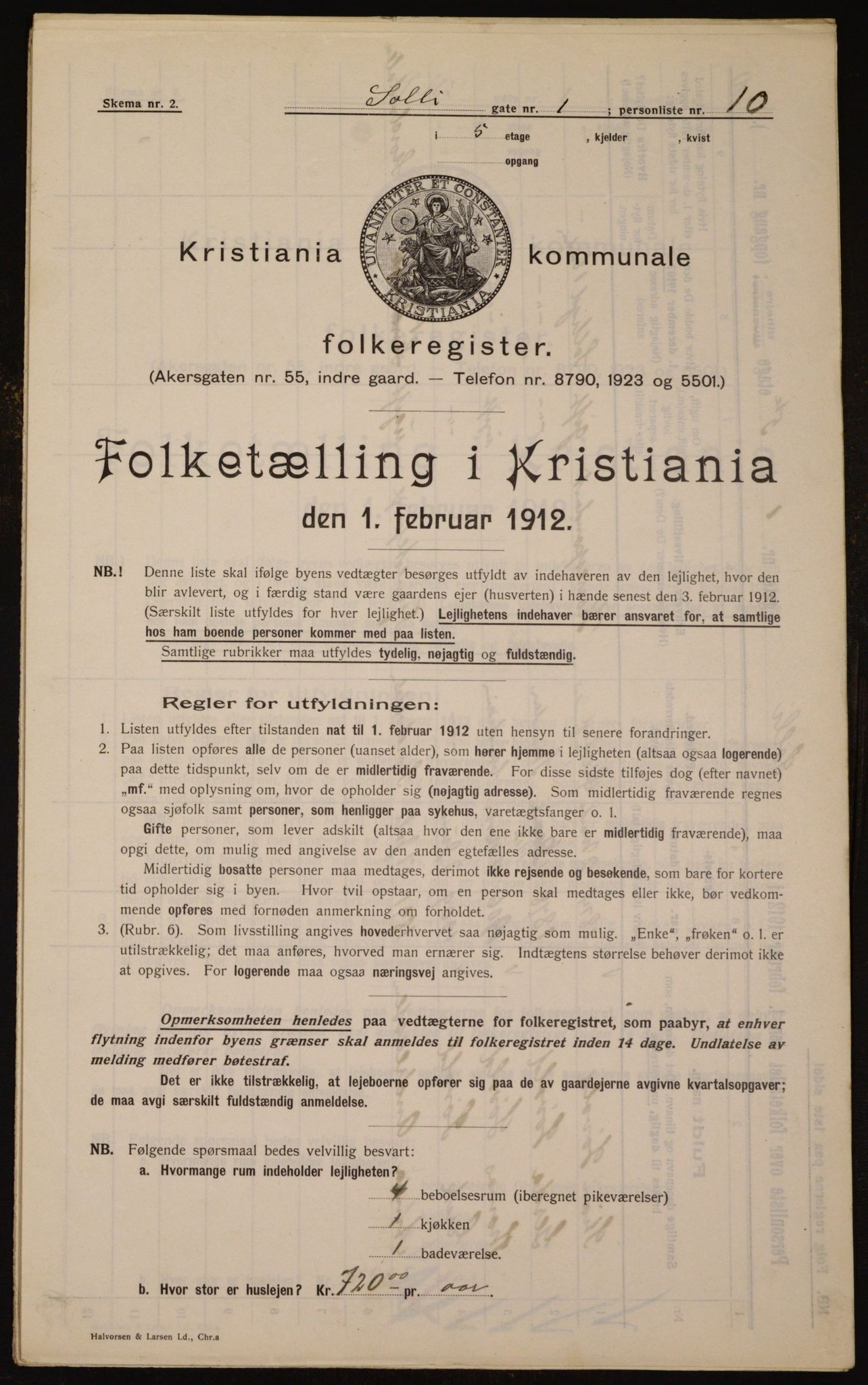 OBA, Municipal Census 1912 for Kristiania, 1912, p. 99941