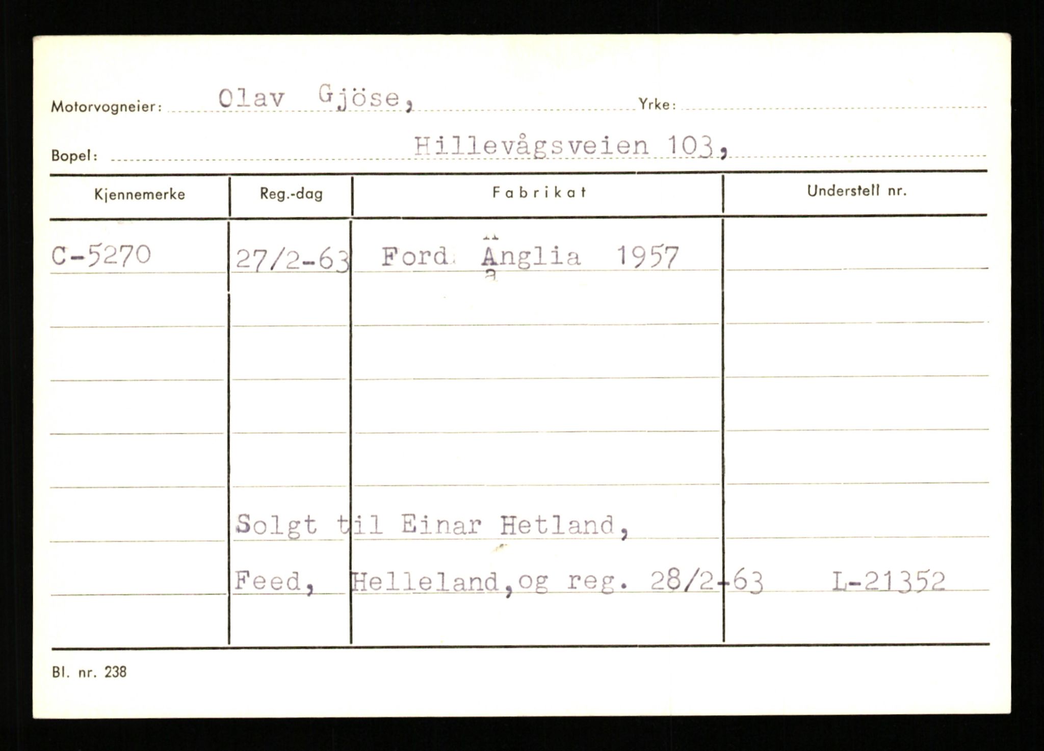 Stavanger trafikkstasjon, AV/SAST-A-101942/0/G/L0001: Registreringsnummer: 0 - 5782, 1930-1971, p. 3115