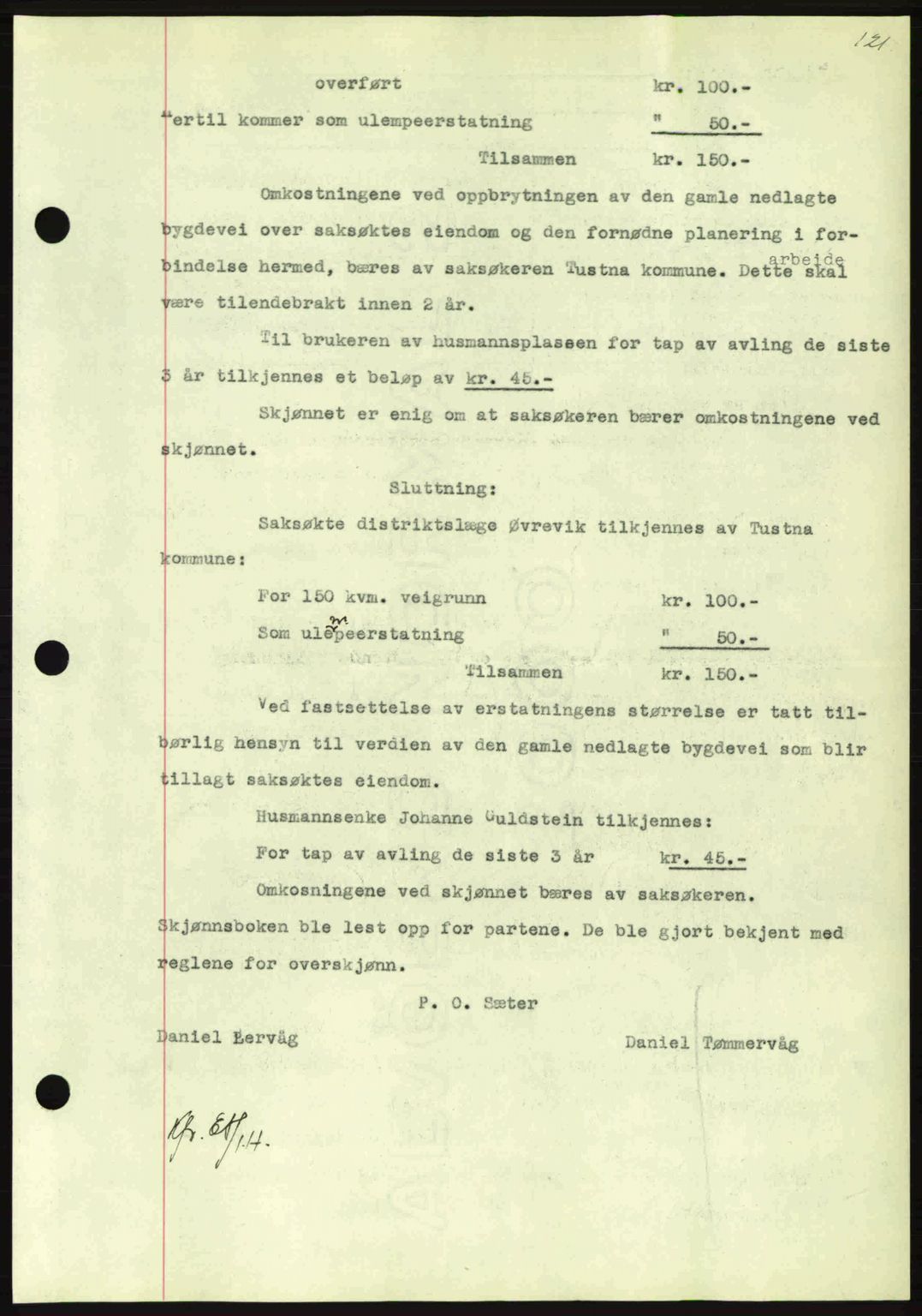 Nordmøre sorenskriveri, AV/SAT-A-4132/1/2/2Ca: Mortgage book no. B86, 1939-1940, Diary no: : 2814/1939