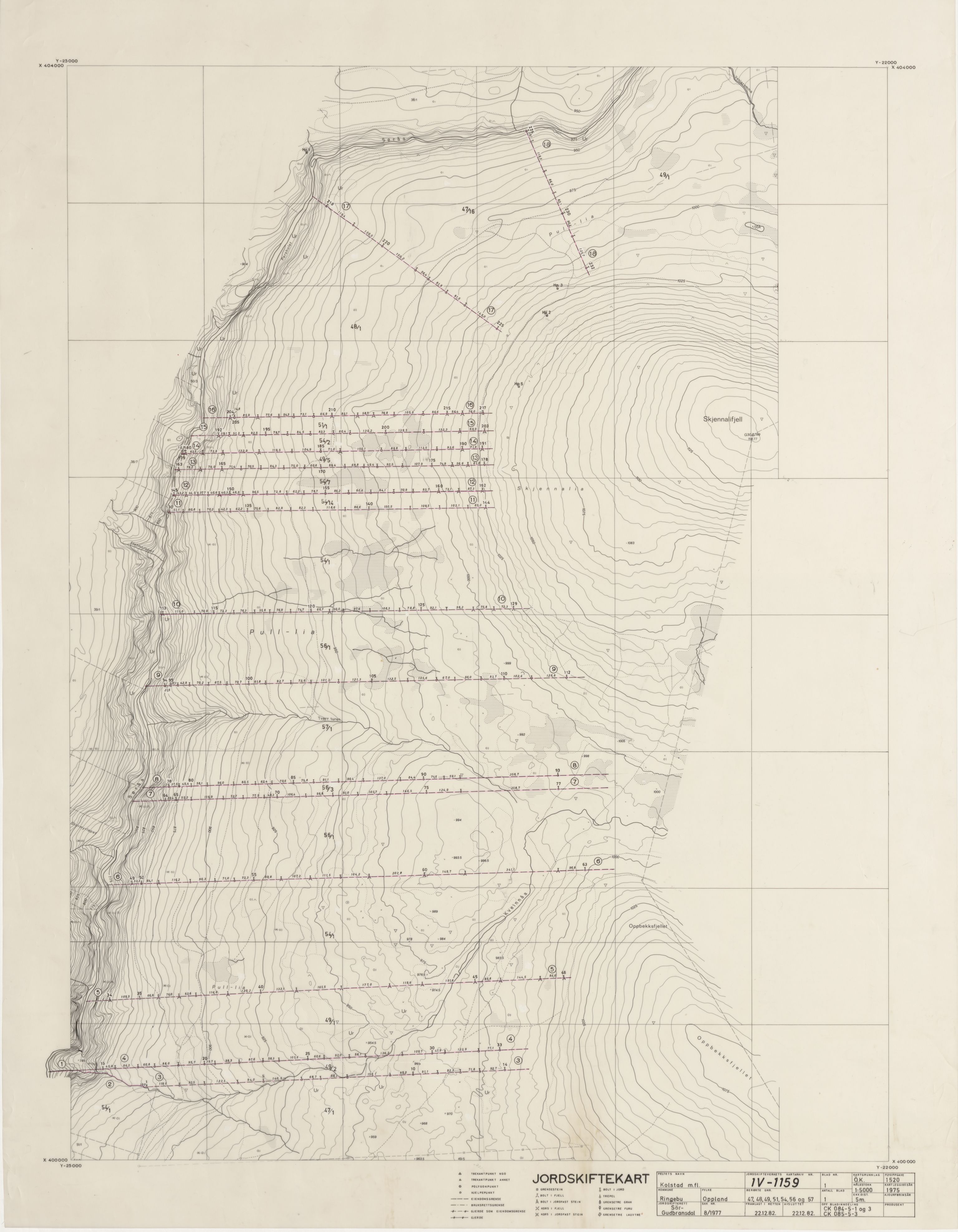 Jordskifteverkets kartarkiv, AV/RA-S-3929/T, 1859-1988, p. 1488