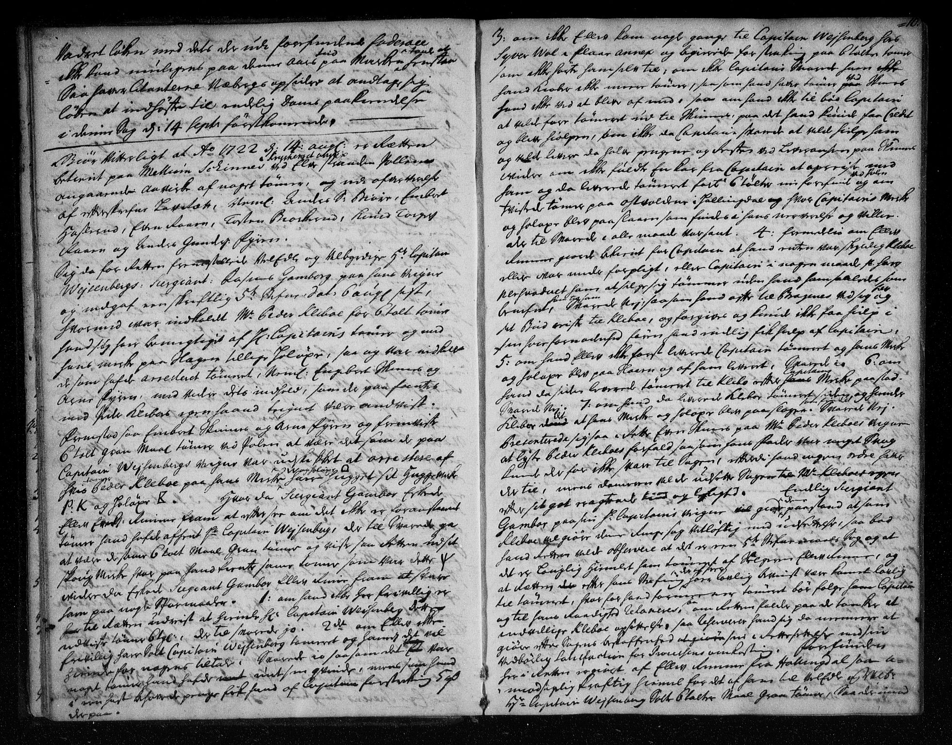 Eiker, Modum og Sigdal sorenskriveri, AV/SAKO-A-123/F/Fa/Faa/L0064: Tingbok, 1722-1724, p. 10
