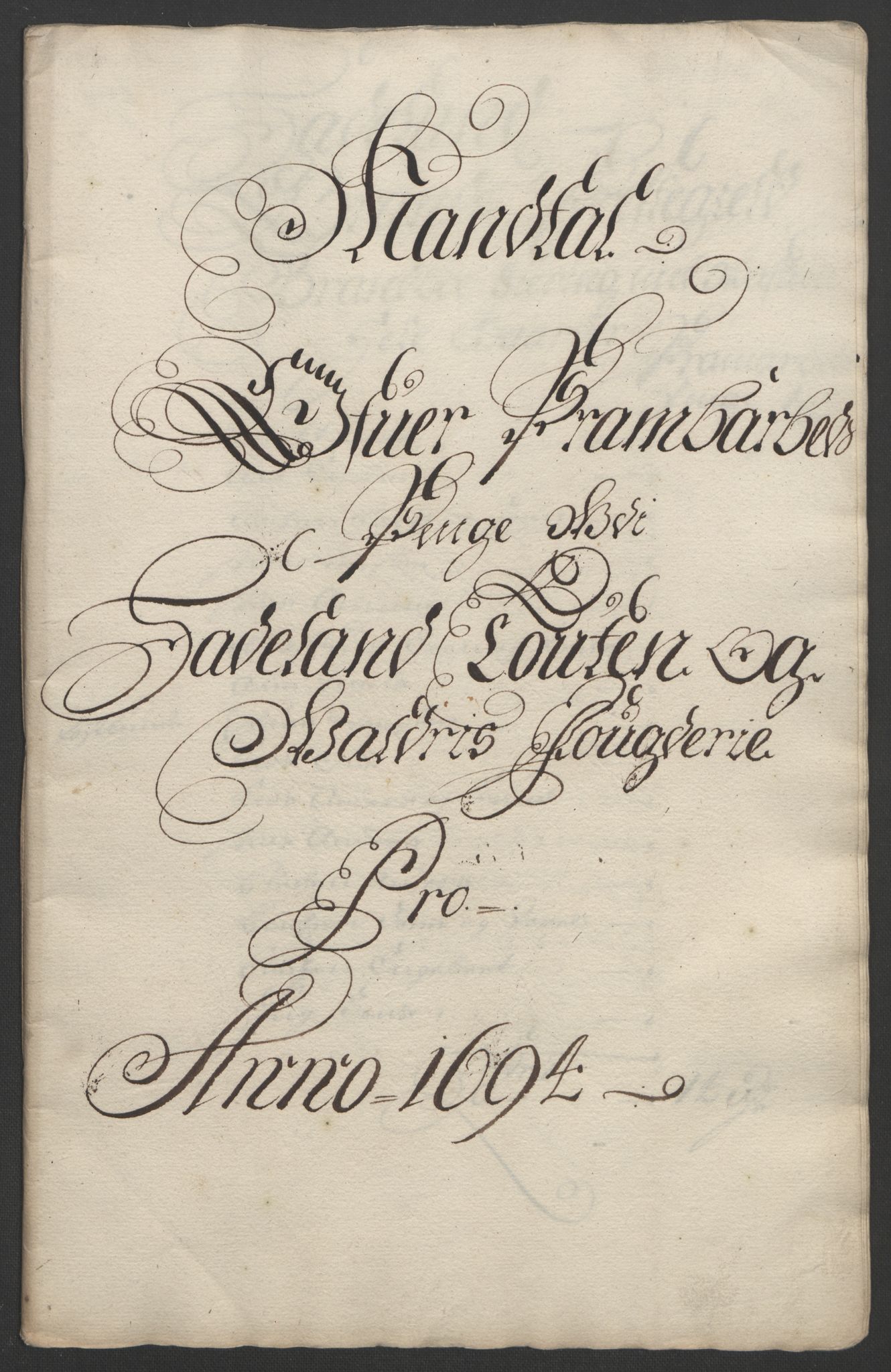 Rentekammeret inntil 1814, Reviderte regnskaper, Fogderegnskap, RA/EA-4092/R18/L1292: Fogderegnskap Hadeland, Toten og Valdres, 1693-1694, p. 360