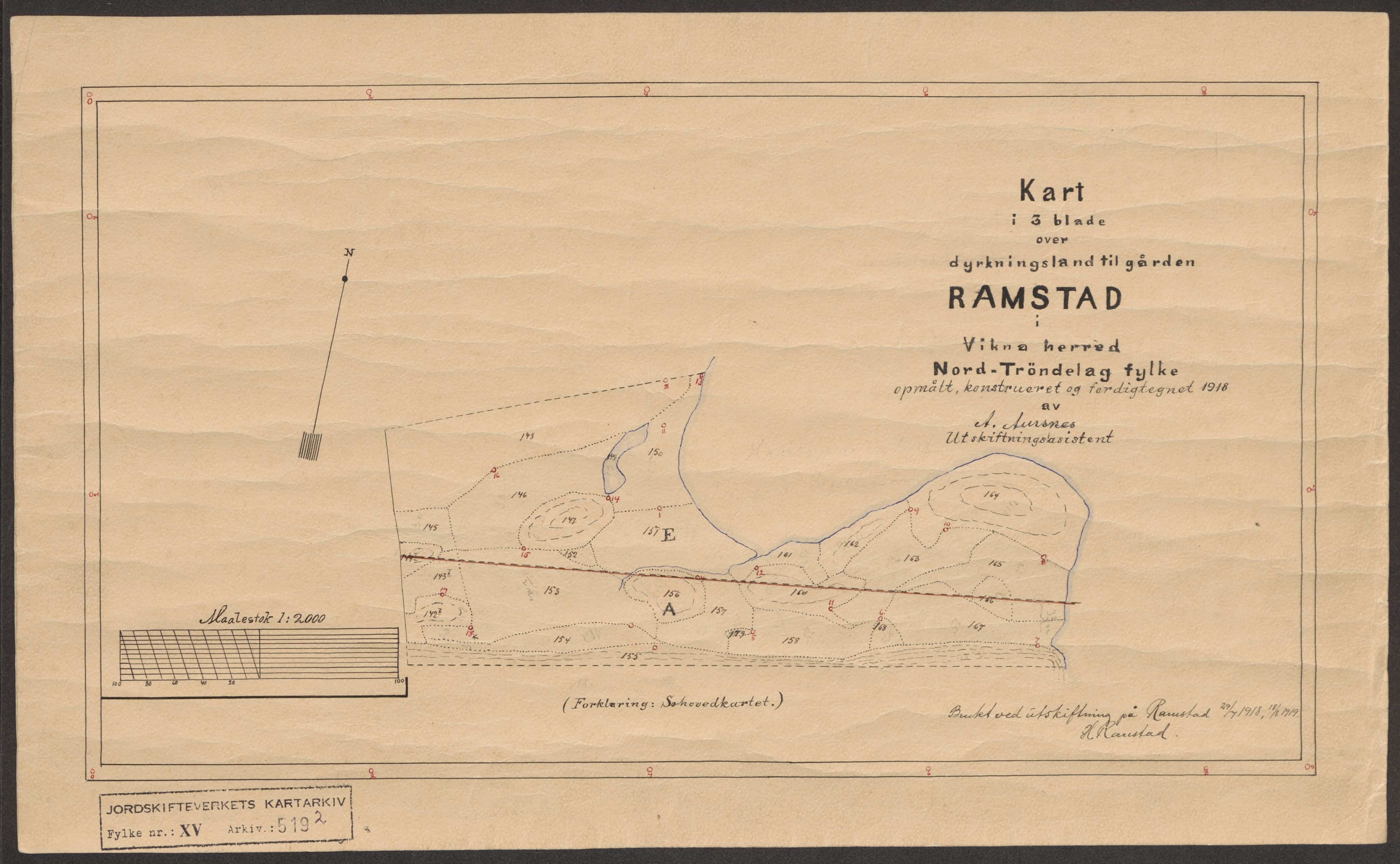 Jordskifteverkets kartarkiv, AV/RA-S-3929/T, 1859-1988, p. 644