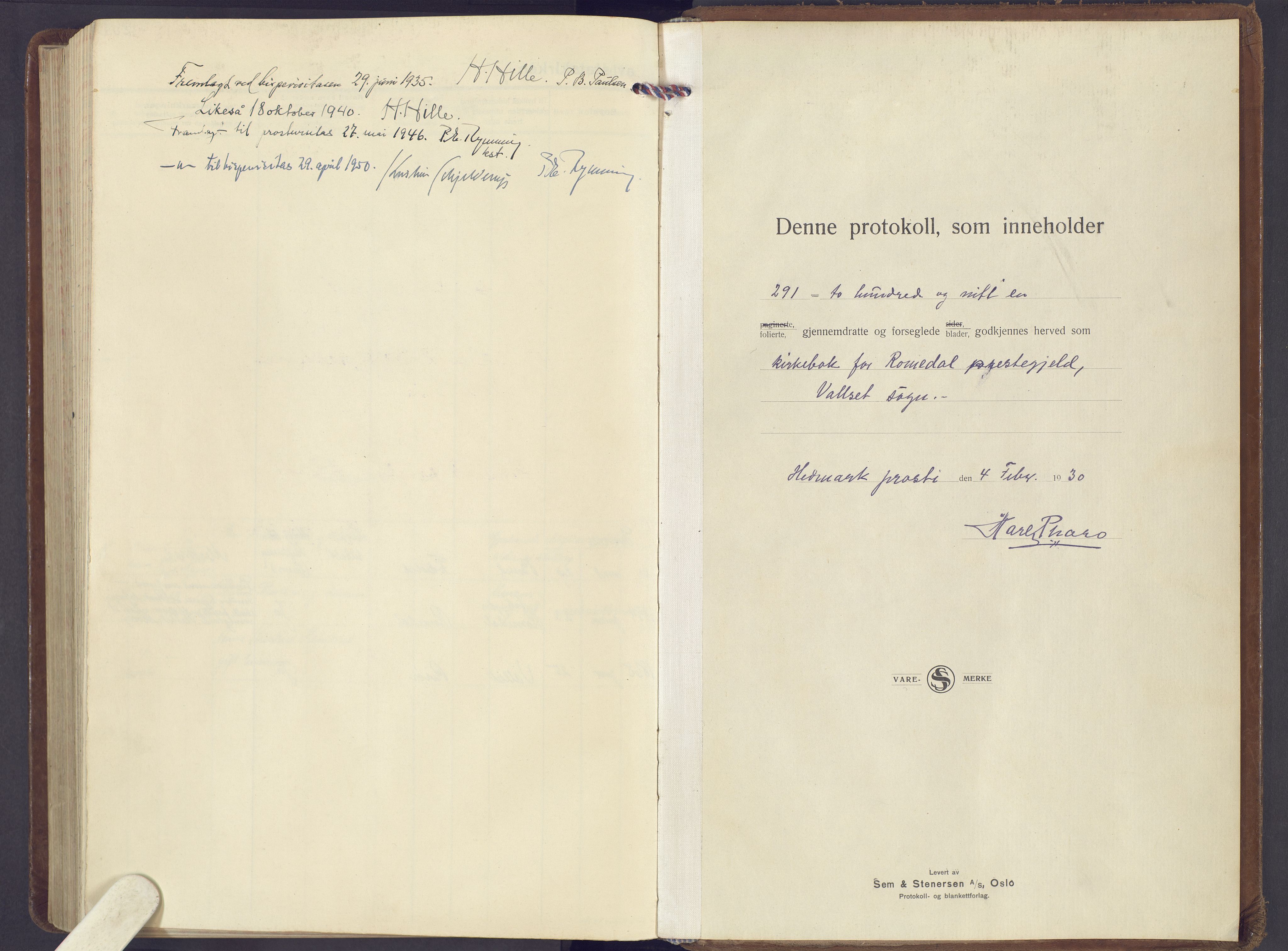 Romedal prestekontor, SAH/PREST-004/K/L0013: Parish register (official) no. 13, 1930-1949