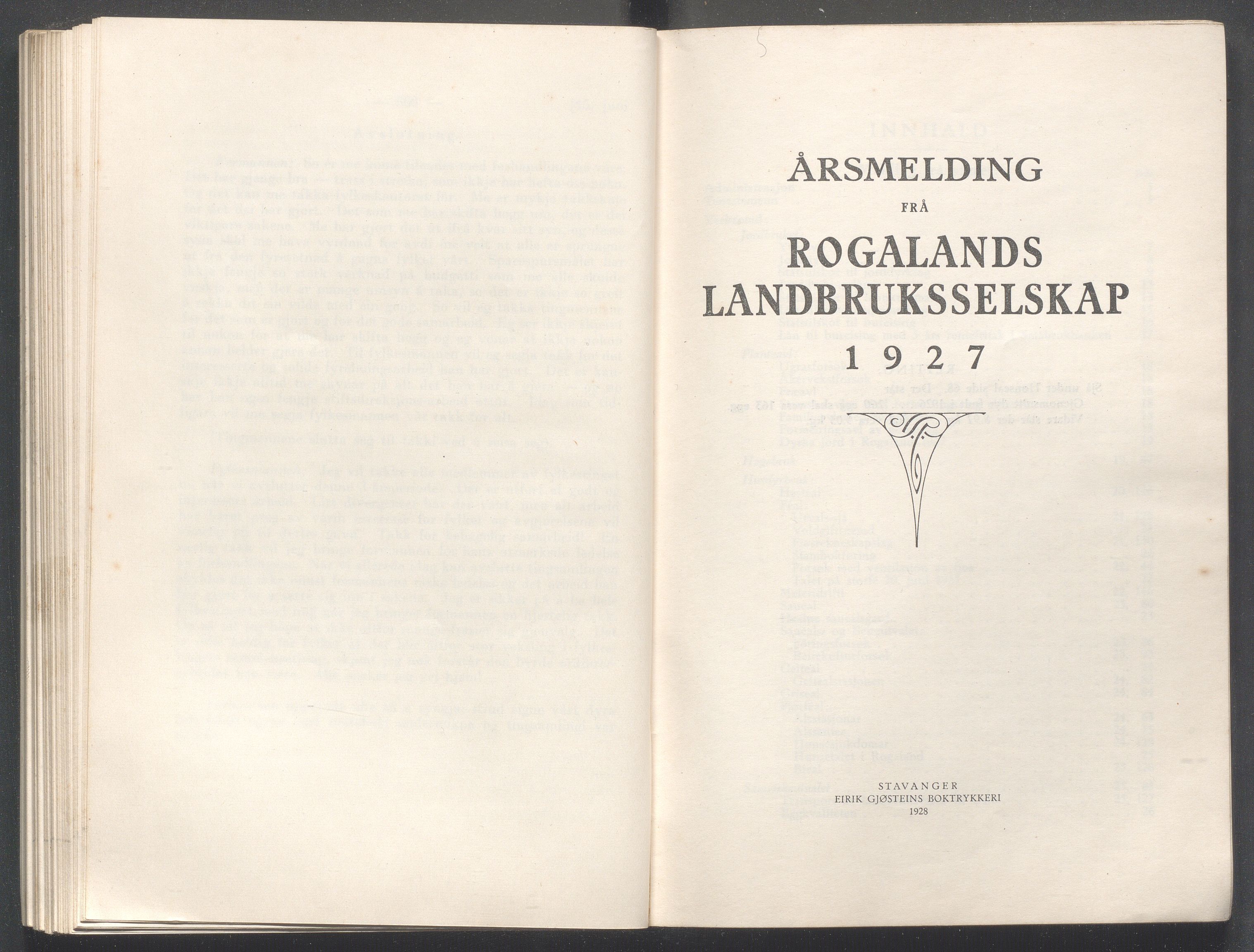 Rogaland fylkeskommune - Fylkesrådmannen , IKAR/A-900/A/Aa/Aaa/L0047: Møtebok , 1928, p. 1