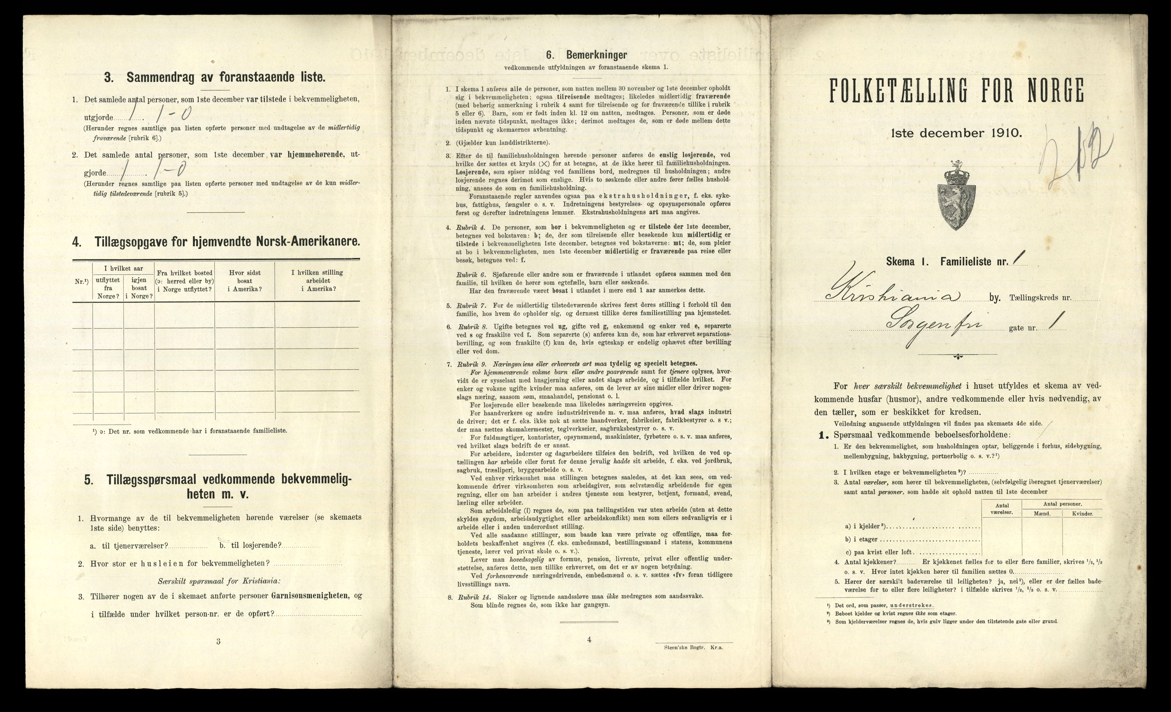 RA, 1910 census for Kristiania, 1910, p. 95231