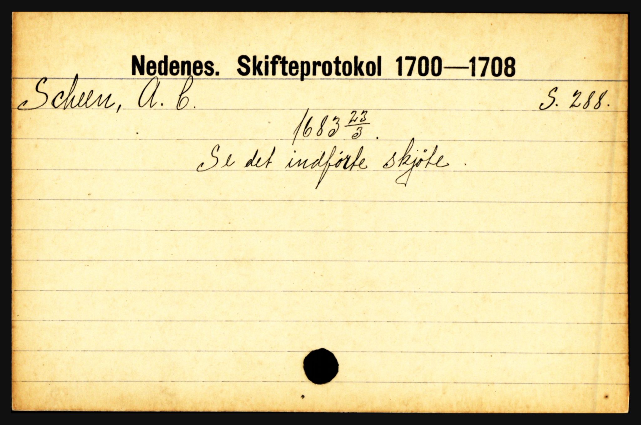 Nedenes sorenskriveri før 1824, AV/SAK-1221-0007/H, p. 26127