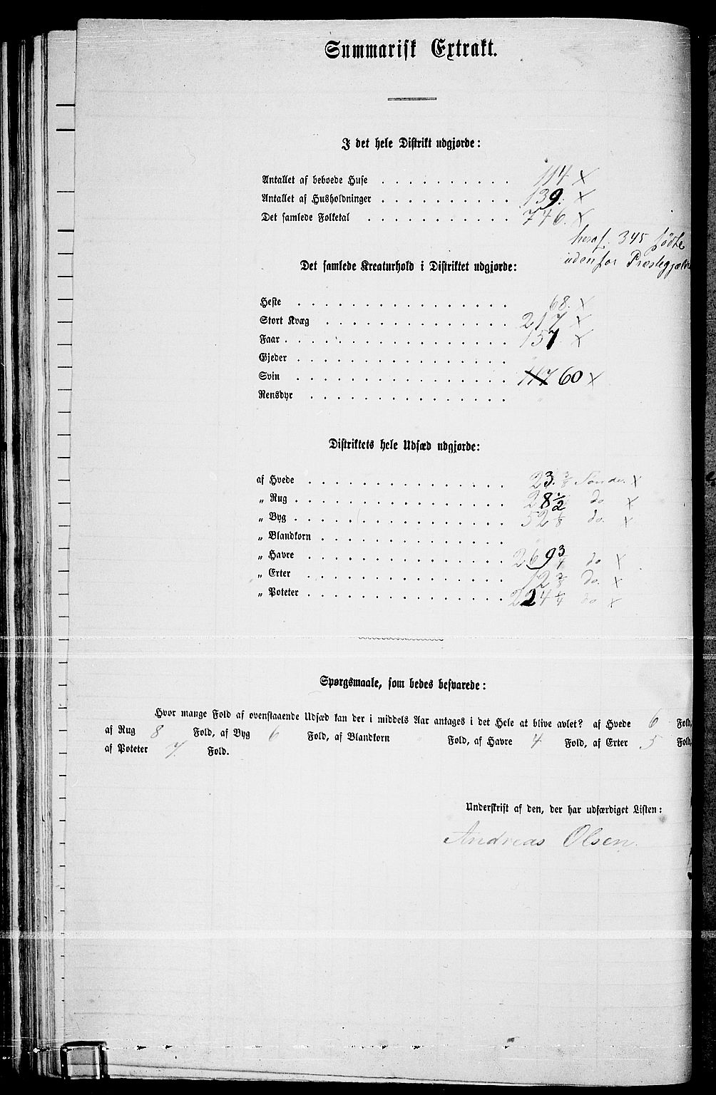 RA, 1865 census for Borge, 1865, p. 64