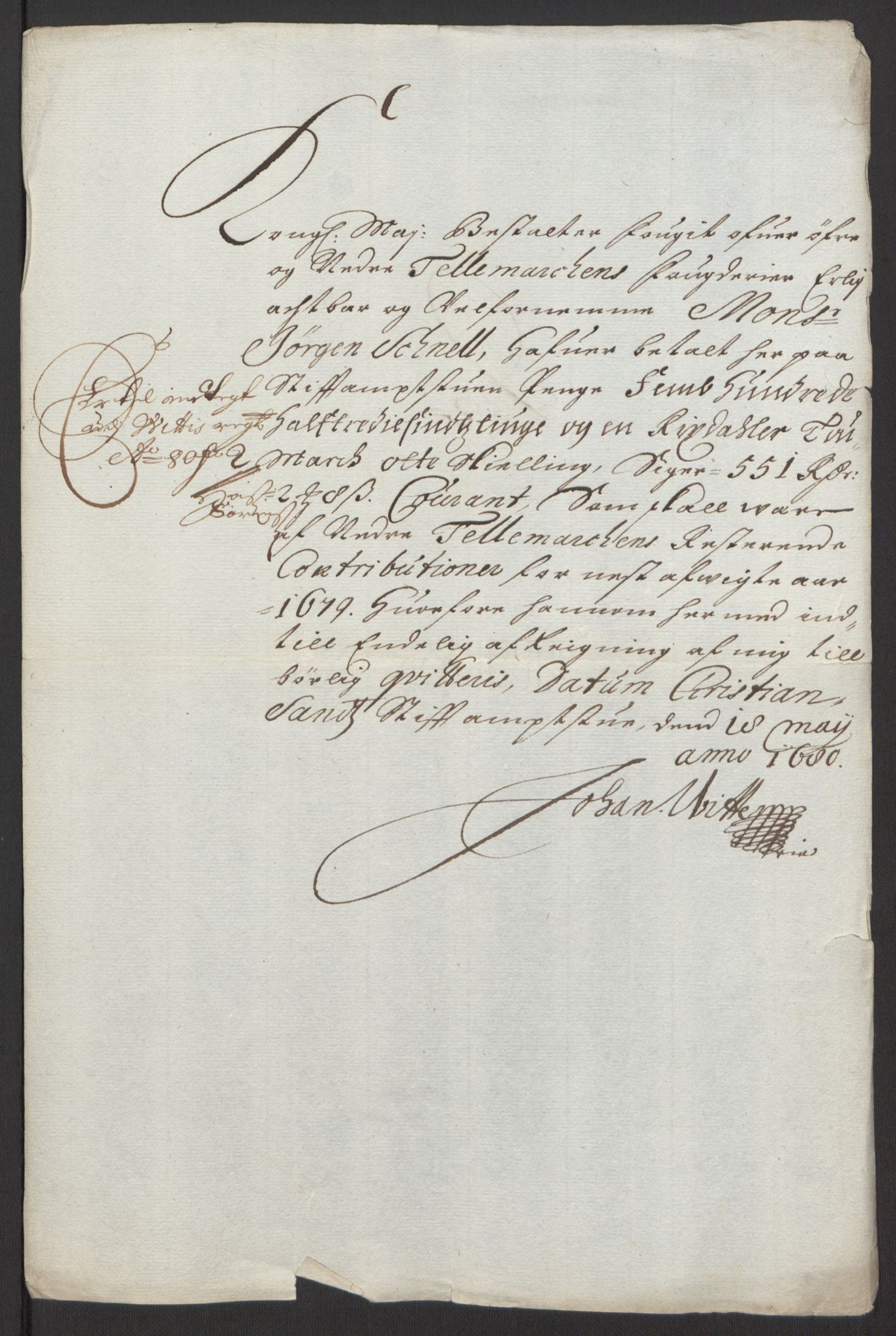 Rentekammeret inntil 1814, Reviderte regnskaper, Fogderegnskap, AV/RA-EA-4092/R35/L2081: Fogderegnskap Øvre og Nedre Telemark, 1680-1684, p. 346