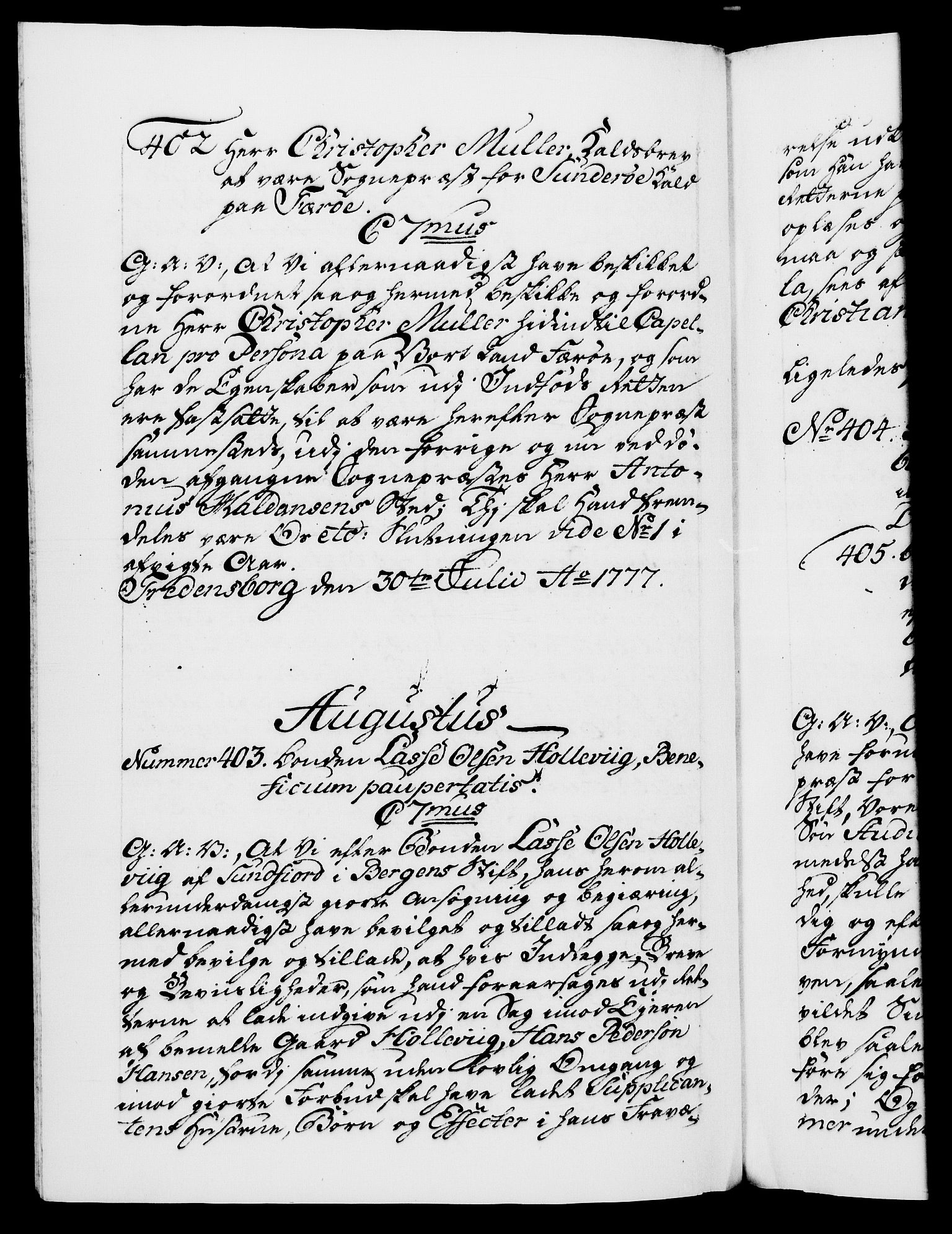 Danske Kanselli 1572-1799, AV/RA-EA-3023/F/Fc/Fca/Fcaa/L0047: Norske registre, 1776-1778, p. 563b