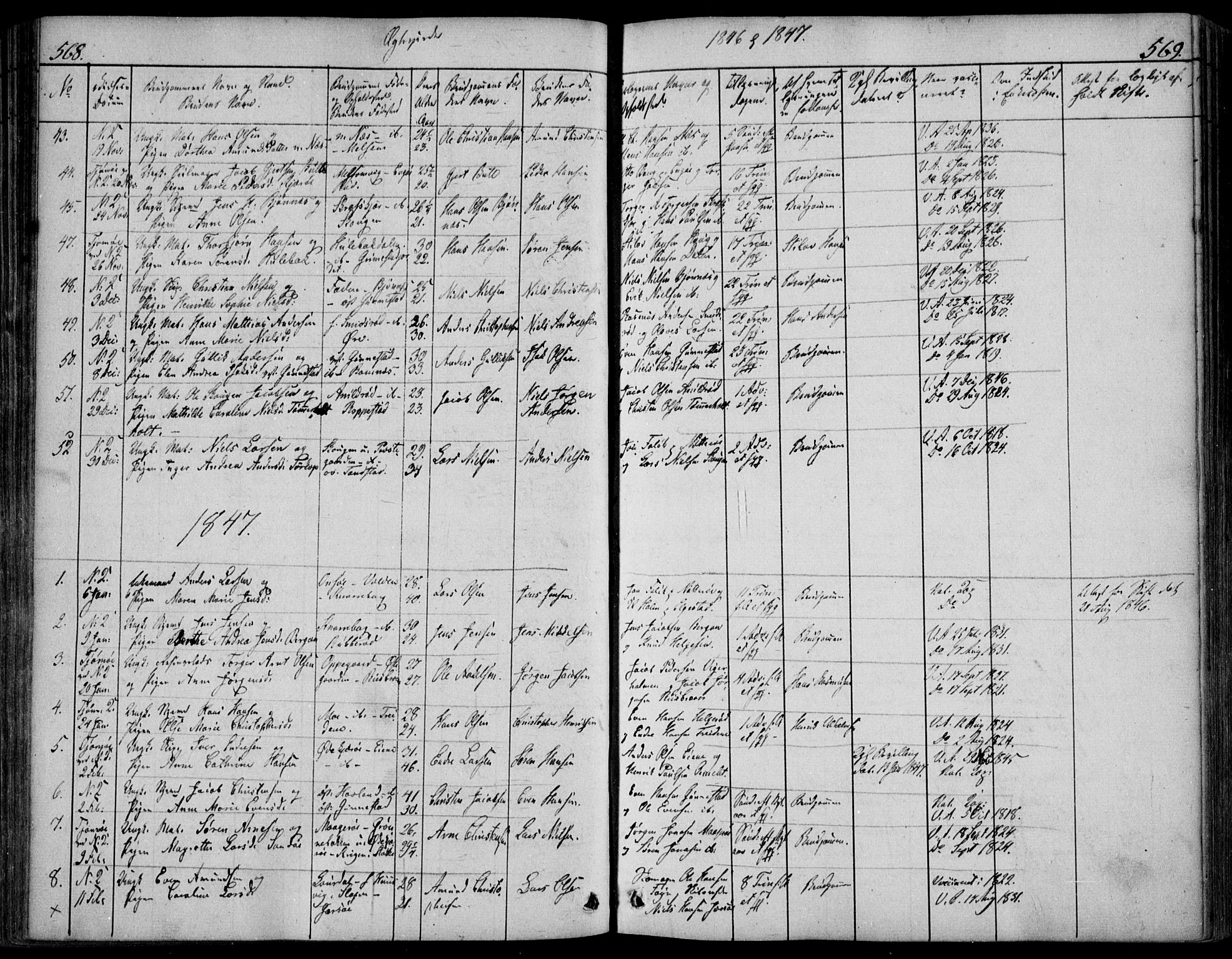 Nøtterøy kirkebøker, AV/SAKO-A-354/F/Fa/L0005: Parish register (official) no. I 5, 1839-1852, p. 568-569