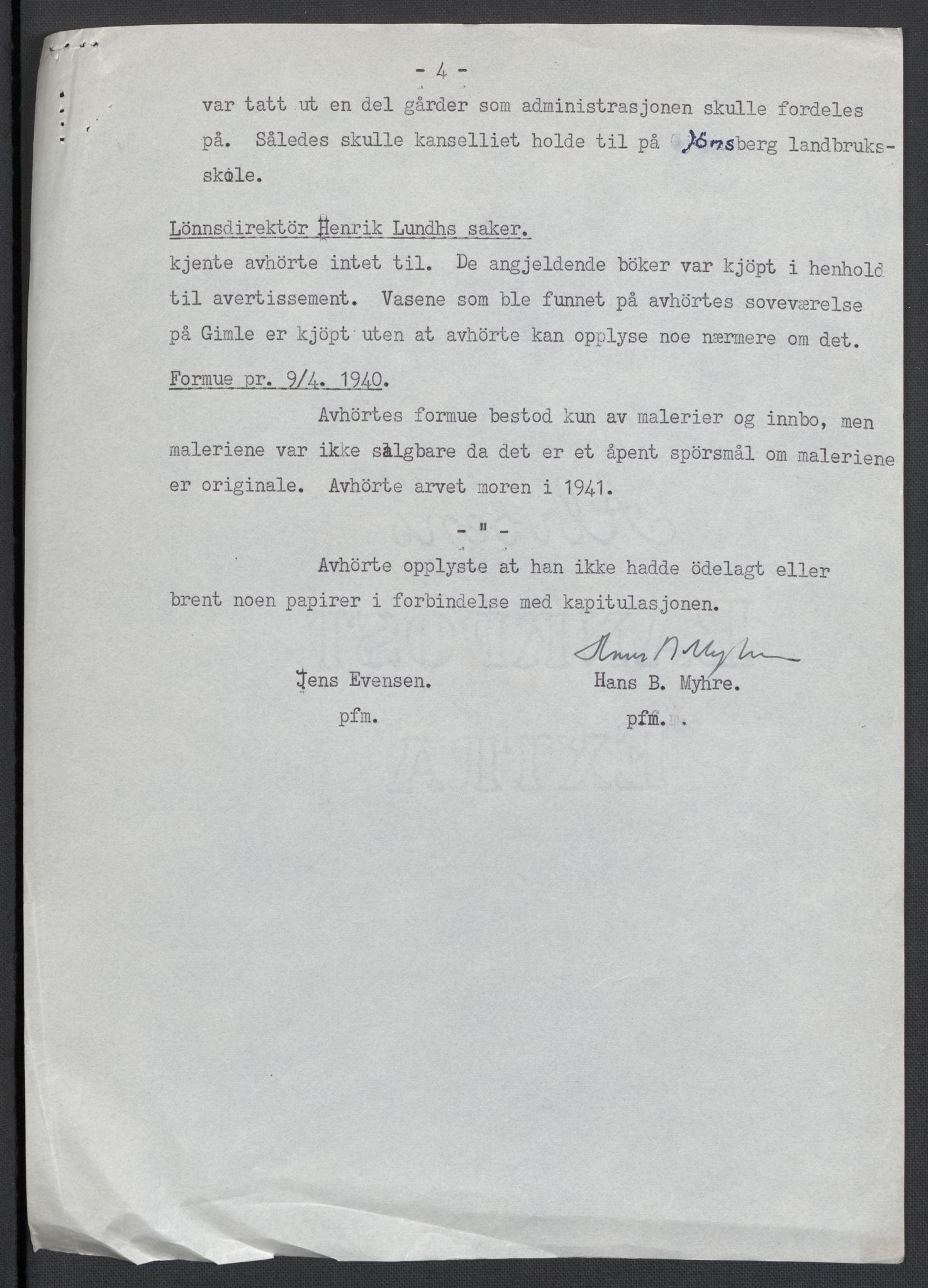 Landssvikarkivet, Oslo politikammer, AV/RA-S-3138-01/D/Da/L0003: Dnr. 29, 1945, p. 2861