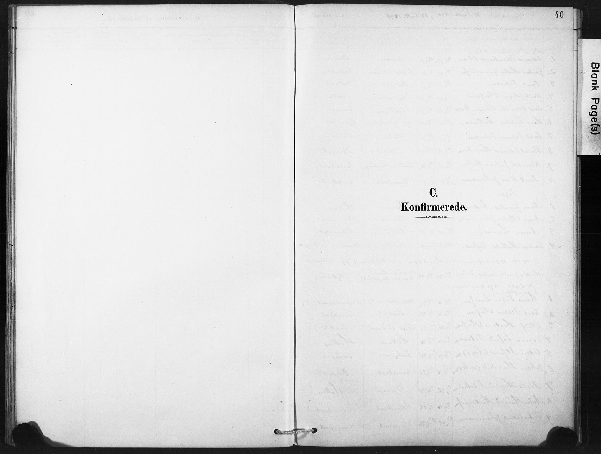 Ministerialprotokoller, klokkerbøker og fødselsregistre - Nord-Trøndelag, AV/SAT-A-1458/718/L0175: Parish register (official) no. 718A01, 1890-1923, p. 40