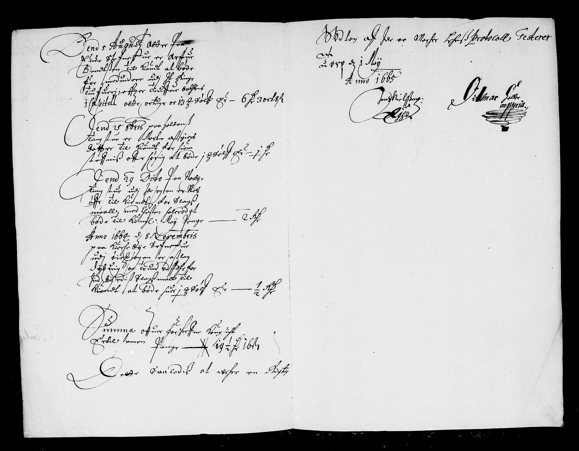 Rentekammeret inntil 1814, Reviderte regnskaper, Stiftamtstueregnskaper, Landkommissariatet på Akershus og Akershus stiftamt, AV/RA-EA-5869/R/Ra/L0022: Landkommissariatet på Akershus, 1664