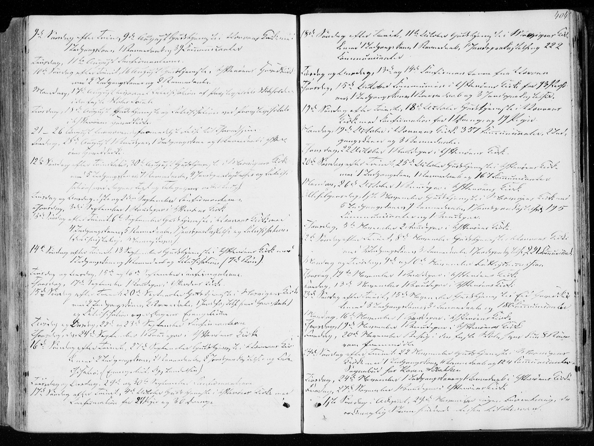Ministerialprotokoller, klokkerbøker og fødselsregistre - Nord-Trøndelag, SAT/A-1458/722/L0218: Parish register (official) no. 722A05, 1843-1868, p. 404