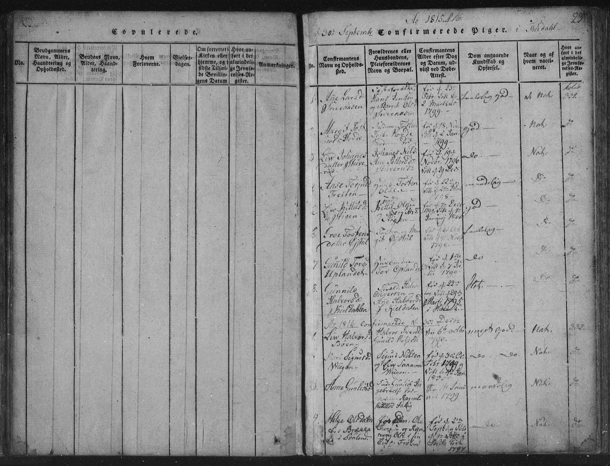 Hjartdal kirkebøker, SAKO/A-270/F/Fc/L0001: Parish register (official) no. III 1, 1815-1843, p. 237