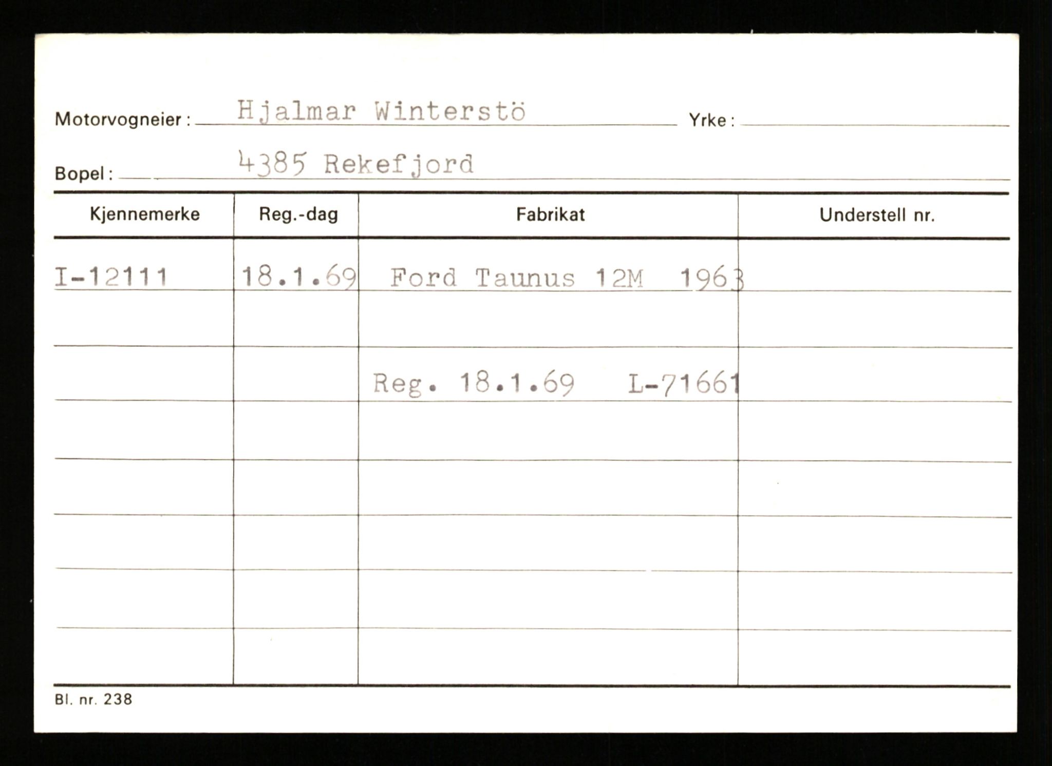 Stavanger trafikkstasjon, SAST/A-101942/0/G/L0003: Registreringsnummer: 10466 - 15496, 1930-1971, p. 1505