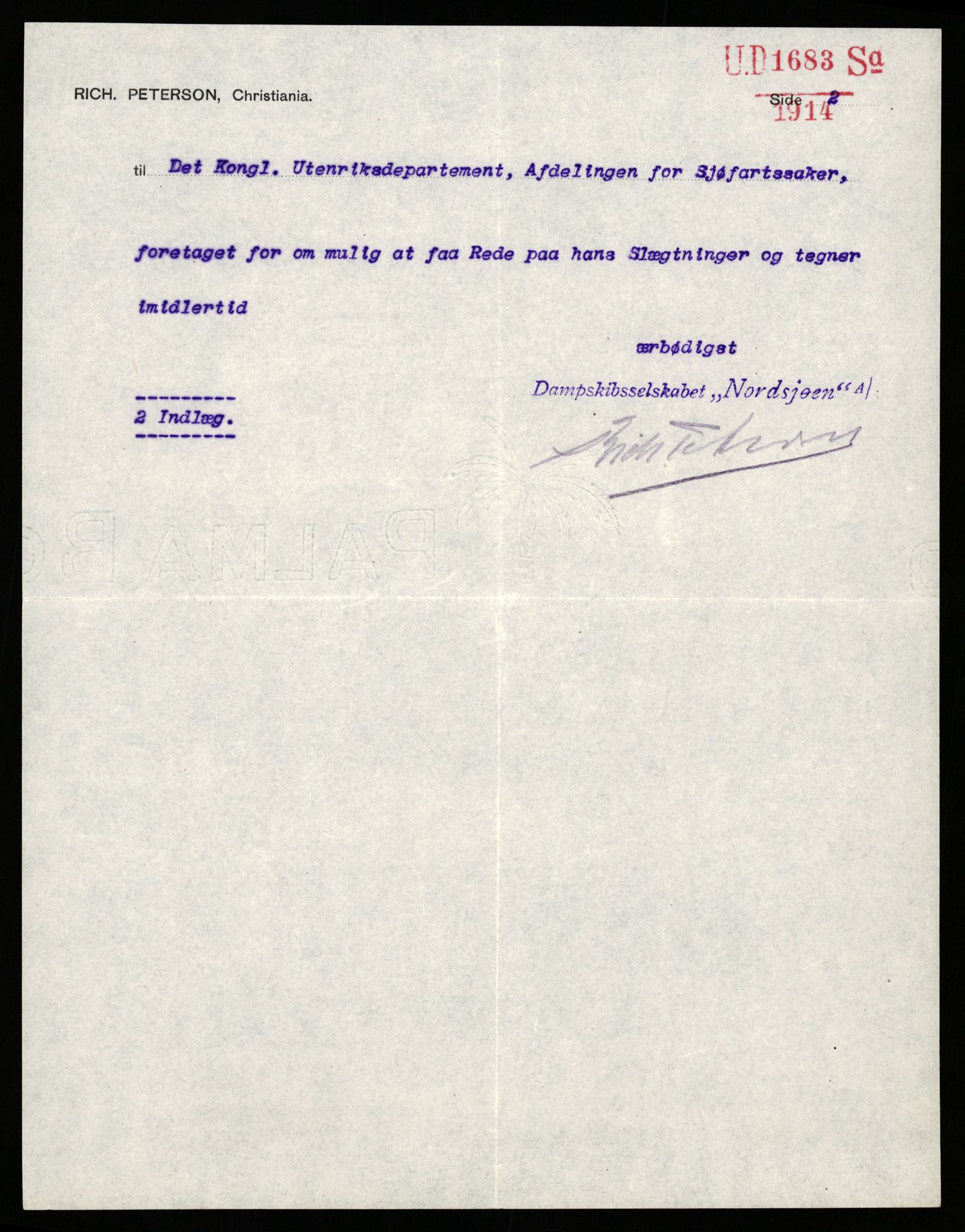 Handelsdepartementet, Sjøfartsavdelingen, 1. sjømannskontor, AV/RA-S-1405/D/Dm/L0010: Forliste skip Lar - Min, 1906-1920, p. 557