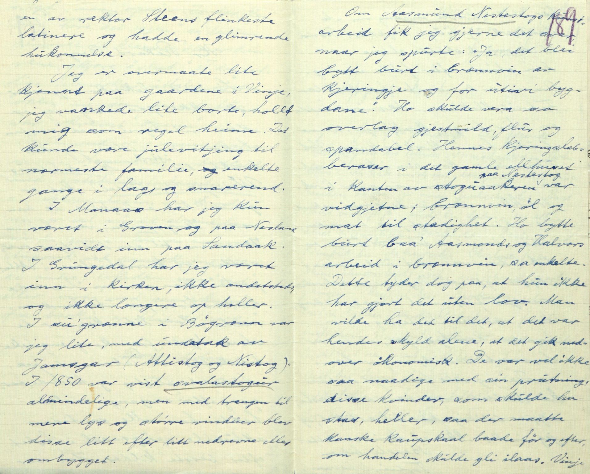 Rikard Berge, TEMU/TGM-A-1003/F/L0009/0003: 341-356 / 343 Mest brev, litt tradisjon, 1902-1925, p. 189