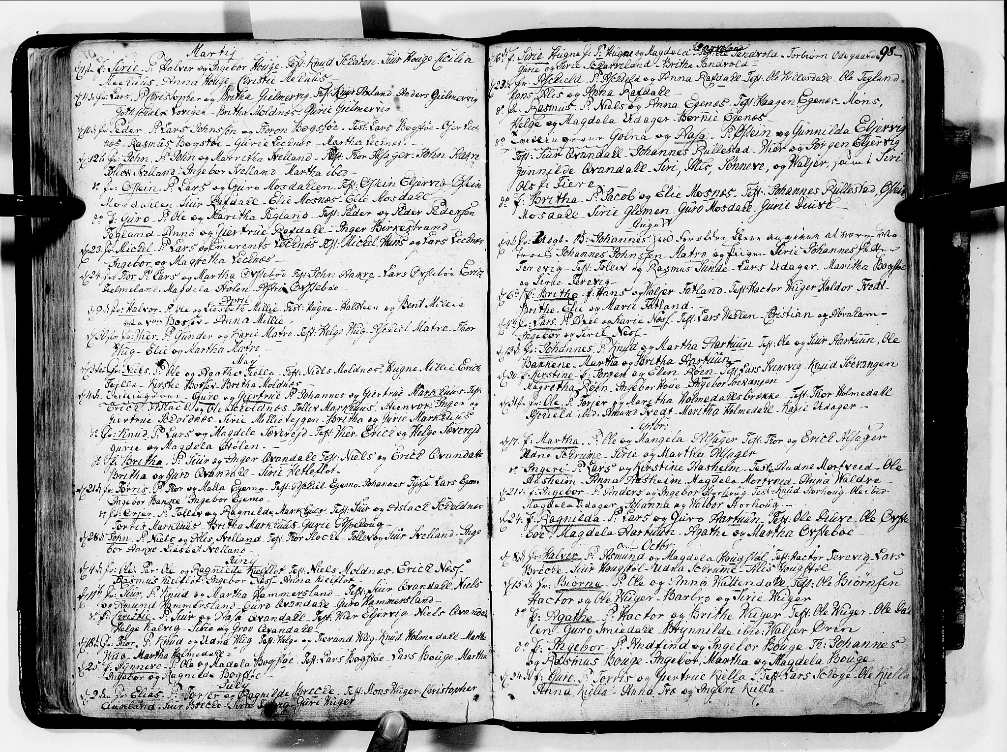 Skånevik sokneprestembete, AV/SAB-A-77801/H/Haa: Parish register (official) no. A 2, 1790-1824, p. 98