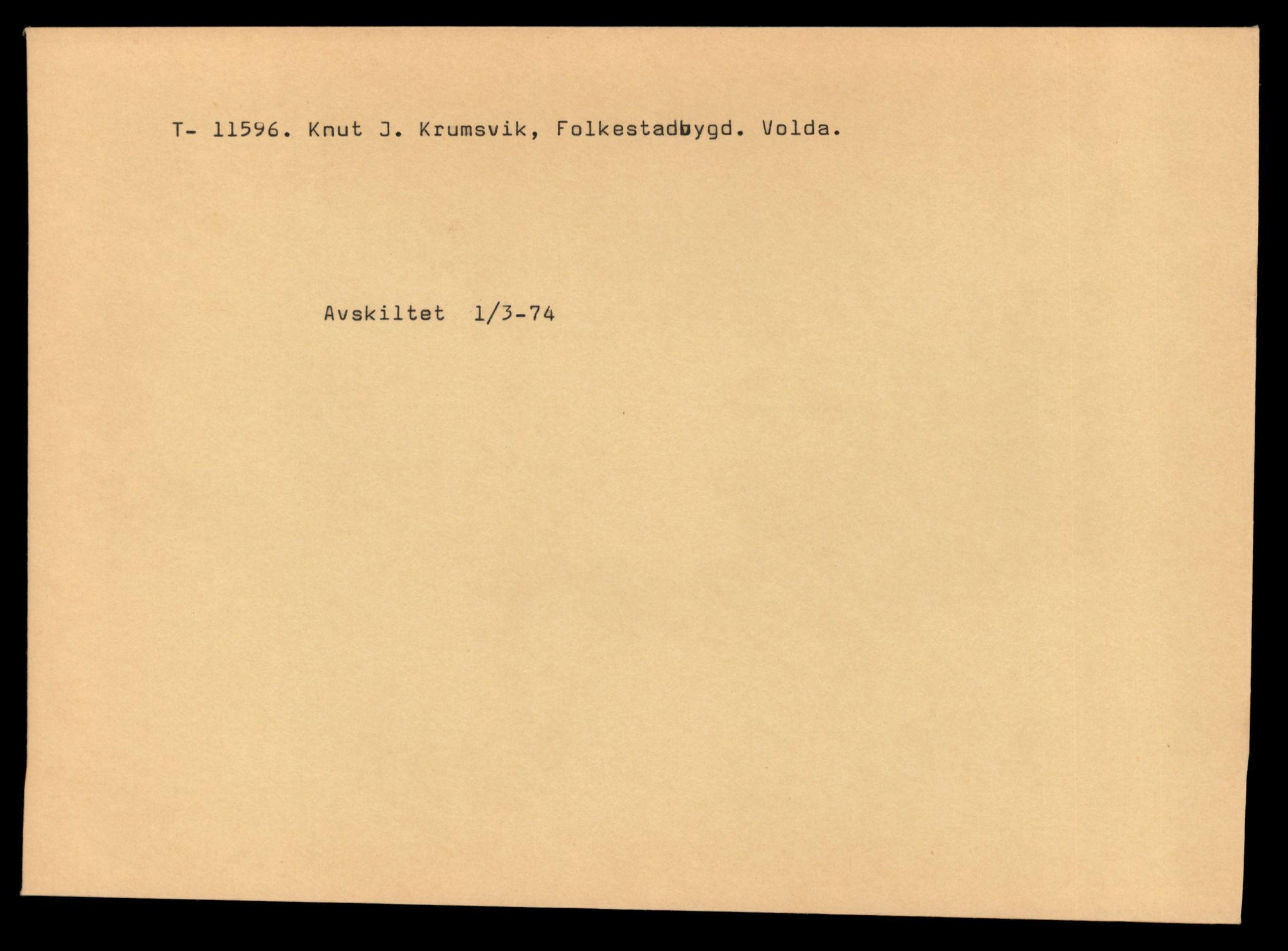 Møre og Romsdal vegkontor - Ålesund trafikkstasjon, AV/SAT-A-4099/F/Fe/L0029: Registreringskort for kjøretøy T 11430 - T 11619, 1927-1998, p. 2657