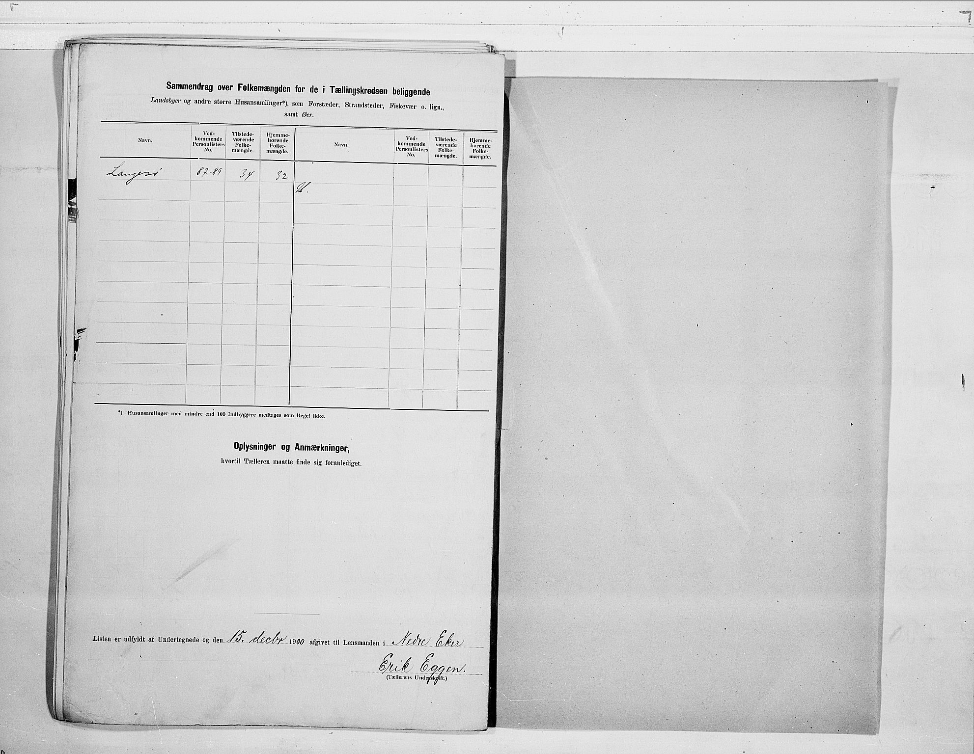 RA, 1900 census for Nedre Eiker, 1900, p. 26