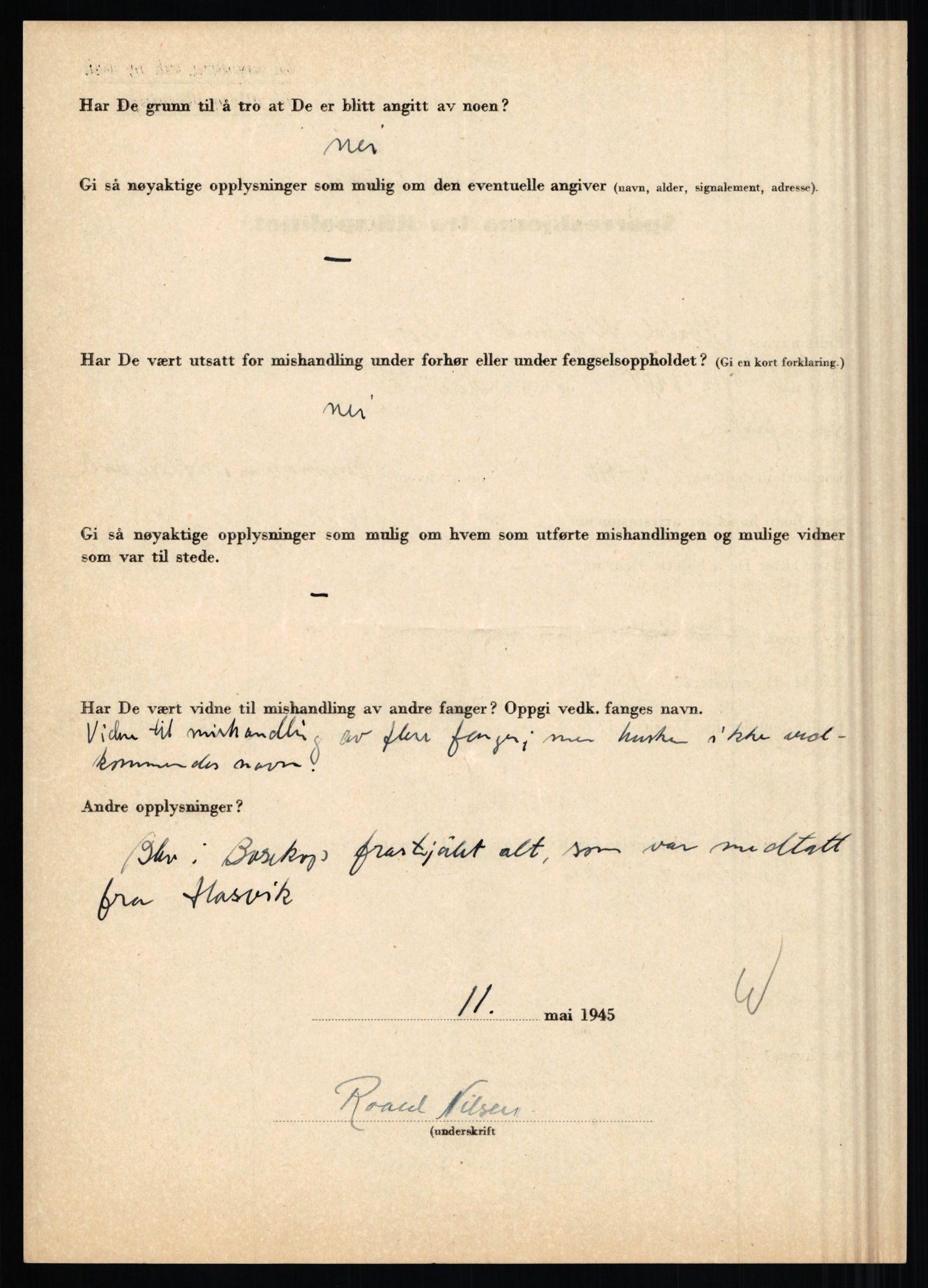 Rikspolitisjefen, AV/RA-S-1560/L/L0012: Mogensen, Øivind - Noraas, Lars, 1940-1945, p. 833