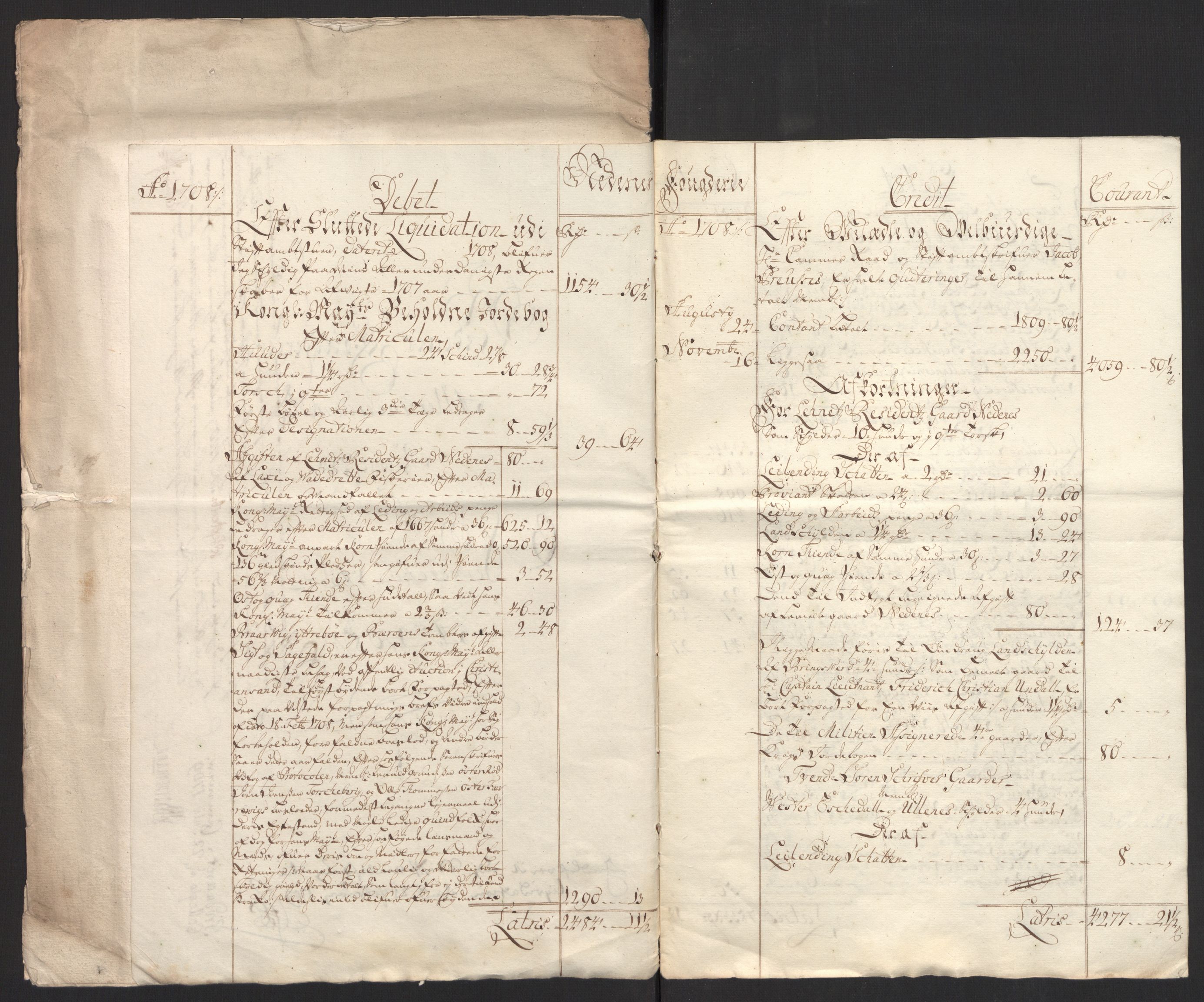 Rentekammeret inntil 1814, Reviderte regnskaper, Fogderegnskap, AV/RA-EA-4092/R39/L2318: Fogderegnskap Nedenes, 1706-1709, p. 247