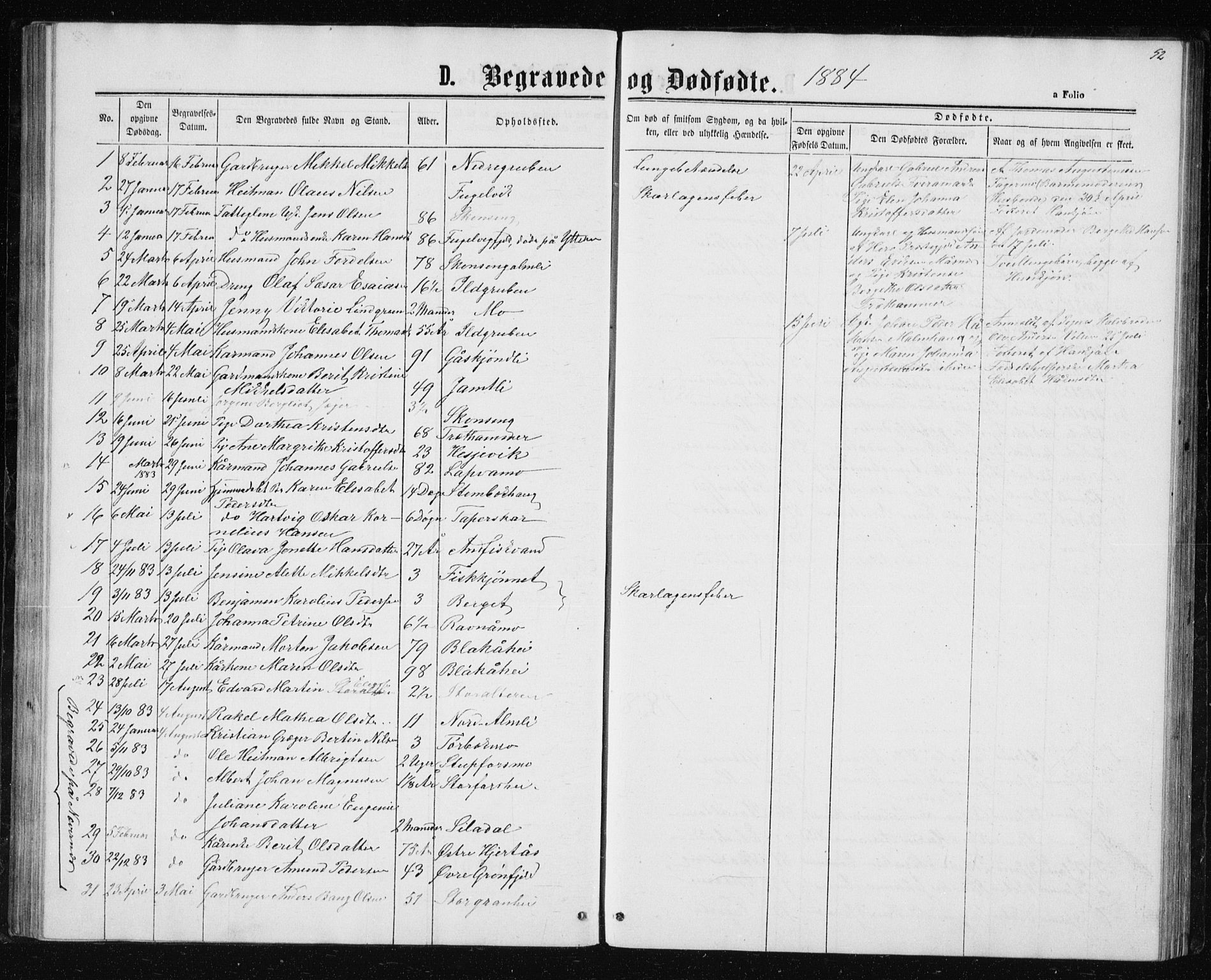 Ministerialprotokoller, klokkerbøker og fødselsregistre - Nordland, SAT/A-1459/827/L0418: Parish register (copy) no. 827C07, 1863-1886, p. 52