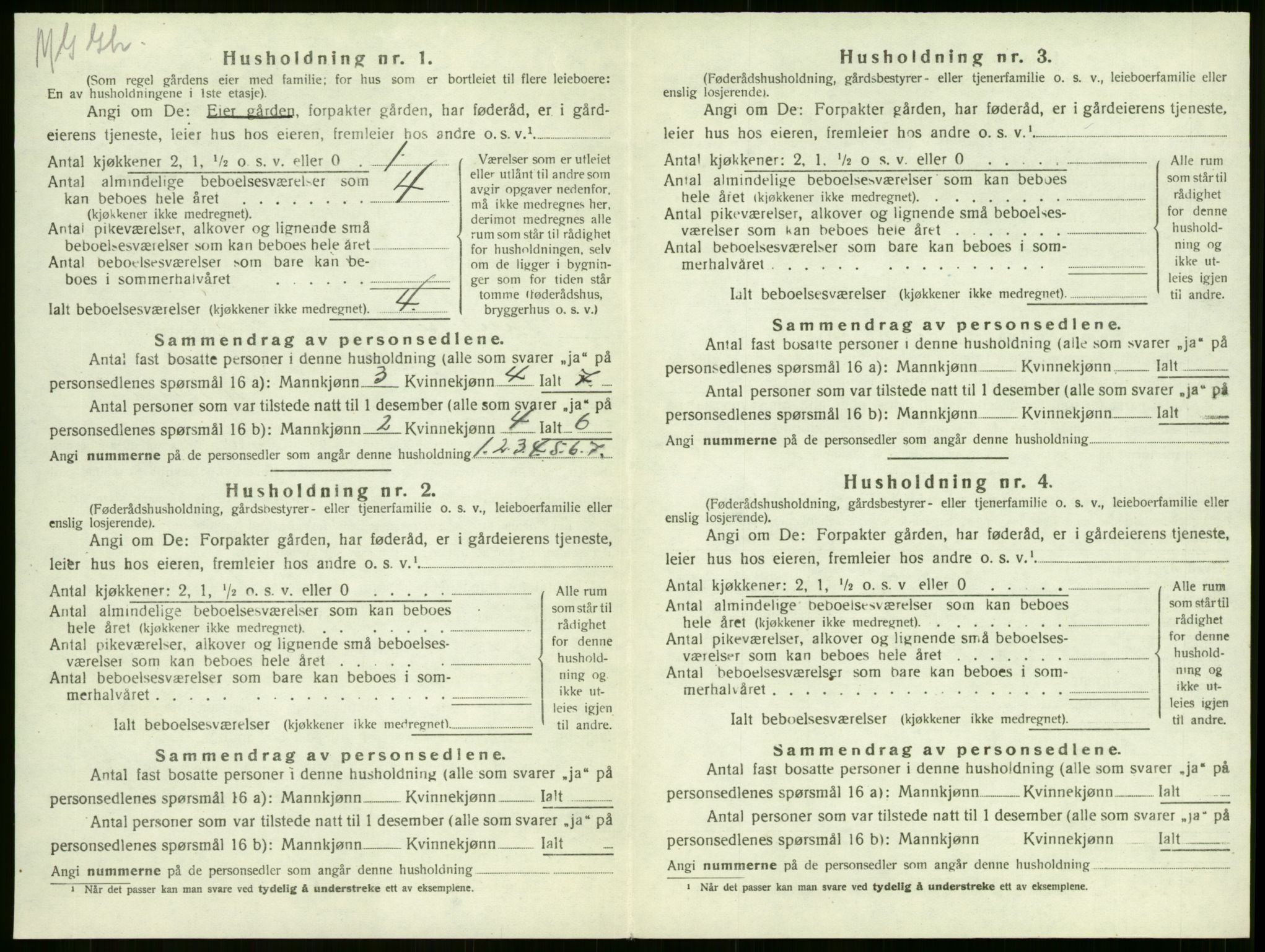 SAKO, 1920 census for Sandeherred, 1920, p. 367