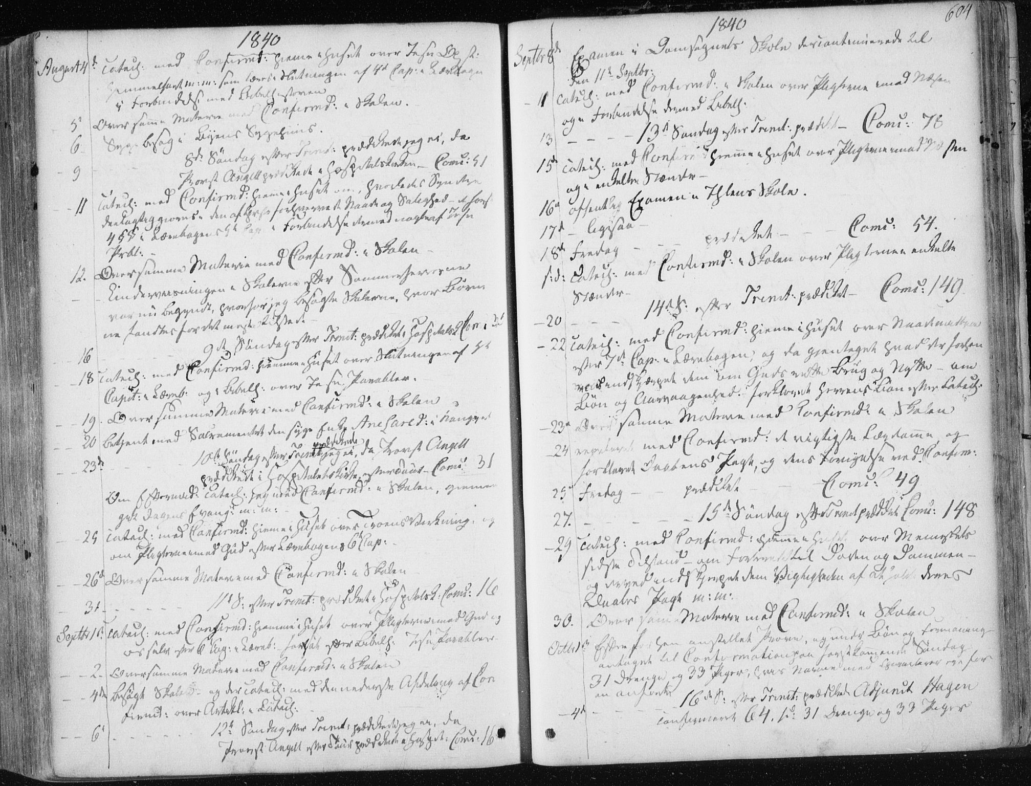 Ministerialprotokoller, klokkerbøker og fødselsregistre - Sør-Trøndelag, SAT/A-1456/601/L0049: Parish register (official) no. 601A17, 1839-1847, p. 604
