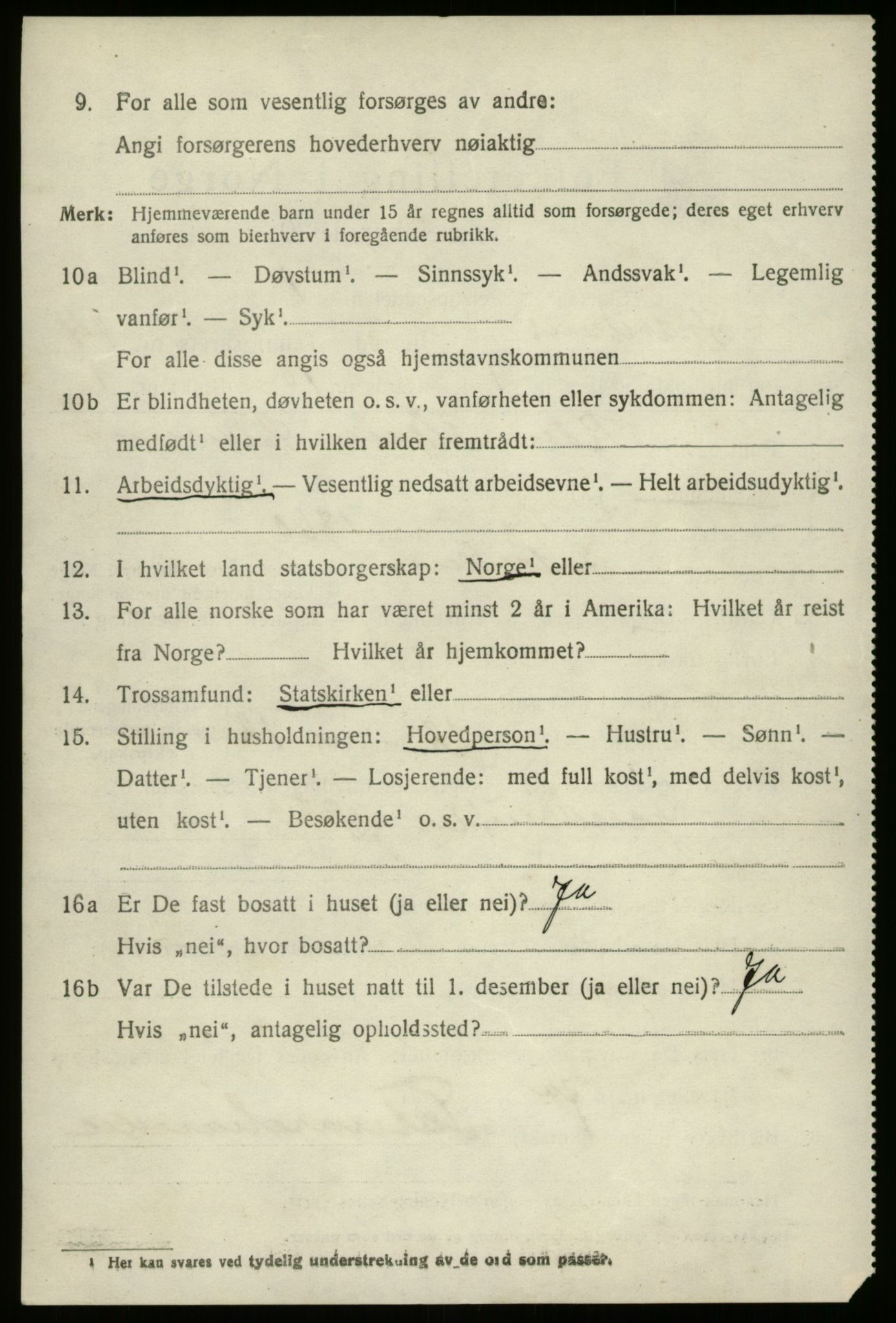 SAB, 1920 census for Innvik, 1920, p. 5792