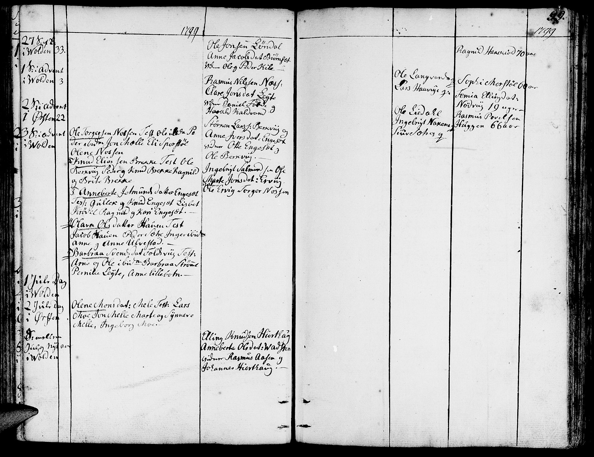 Ministerialprotokoller, klokkerbøker og fødselsregistre - Møre og Romsdal, AV/SAT-A-1454/511/L0137: Parish register (official) no. 511A04, 1787-1816, p. 99