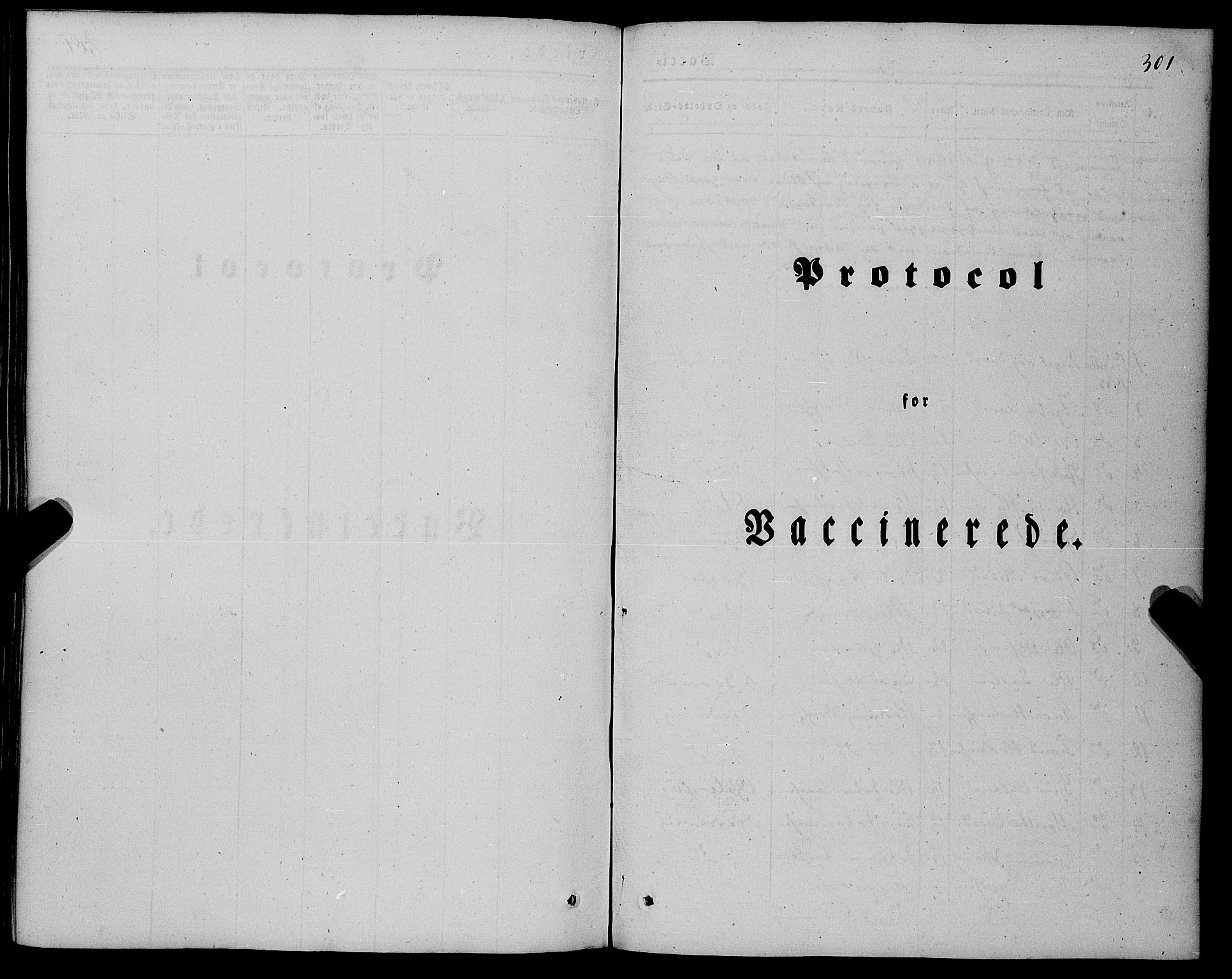 Kvam sokneprestembete, SAB/A-76201/H/Haa: Parish register (official) no. A 8, 1844-1863, p. 301