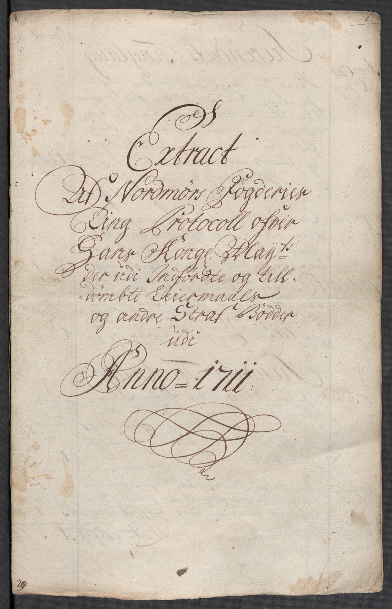 Rentekammeret inntil 1814, Reviderte regnskaper, Fogderegnskap, RA/EA-4092/R56/L3745: Fogderegnskap Nordmøre, 1711, p. 148