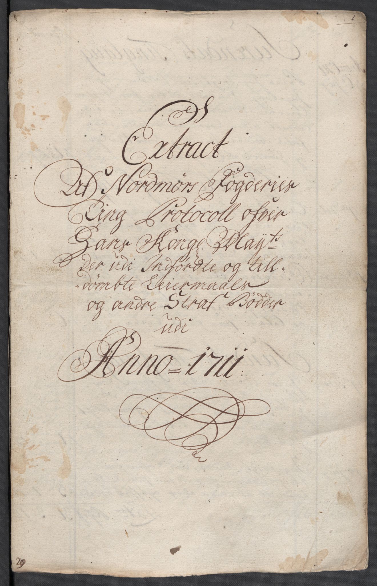 Rentekammeret inntil 1814, Reviderte regnskaper, Fogderegnskap, AV/RA-EA-4092/R56/L3745: Fogderegnskap Nordmøre, 1711, p. 148