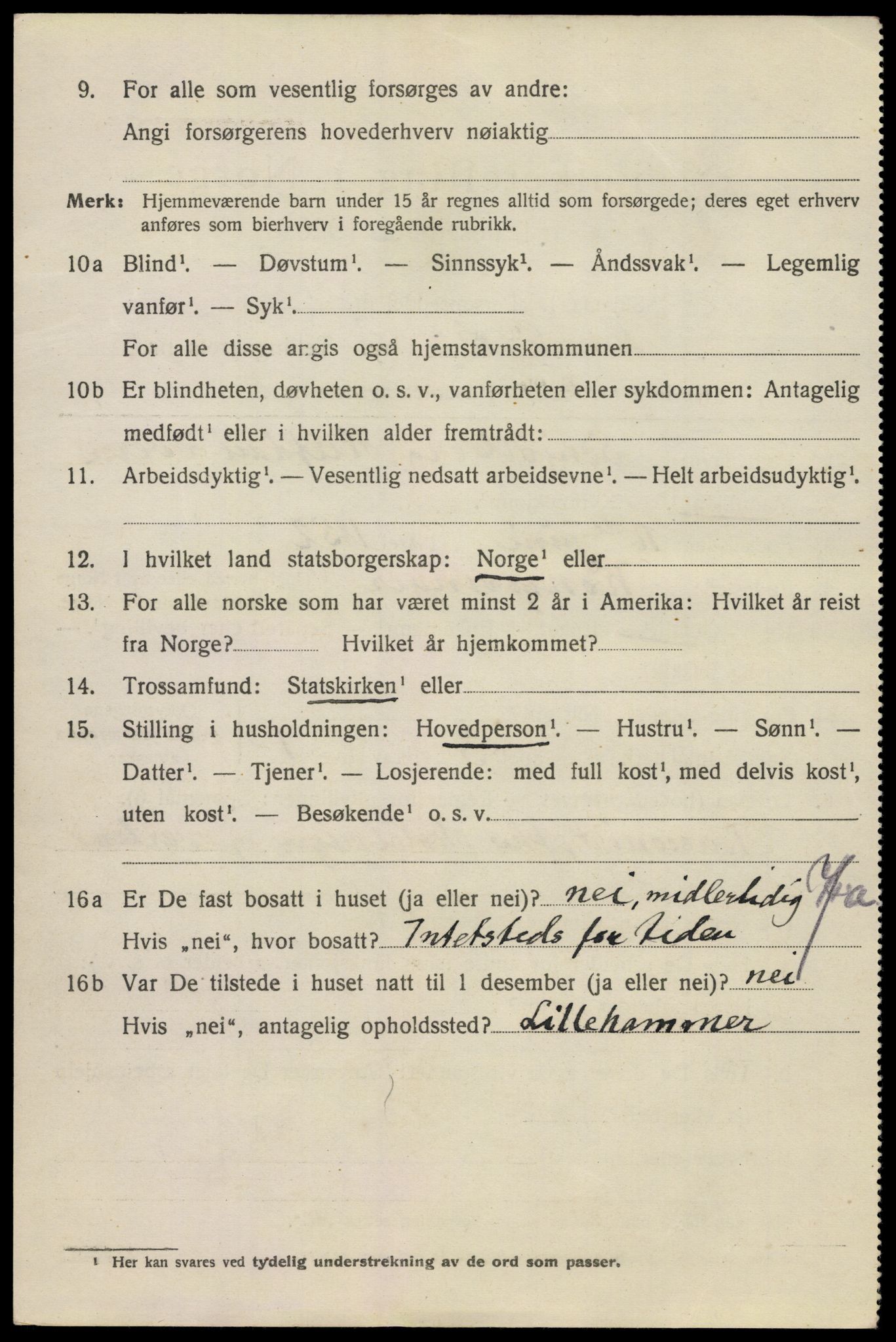 SAO, 1920 census for Drøbak, 1920, p. 2686