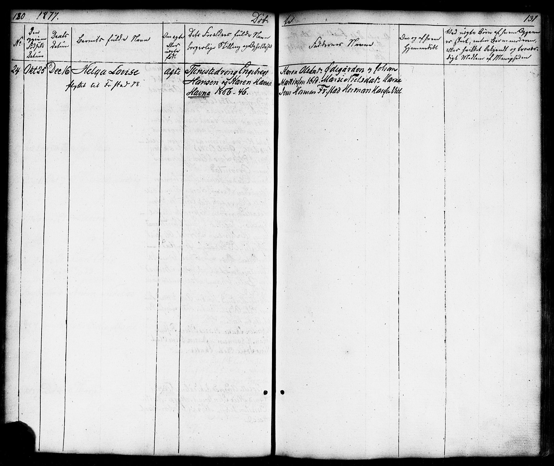 Borge prestekontor Kirkebøker, SAO/A-10903/F/Fb/L0002: Parish register (official) no. II 2, 1853-1877, p. 130-131