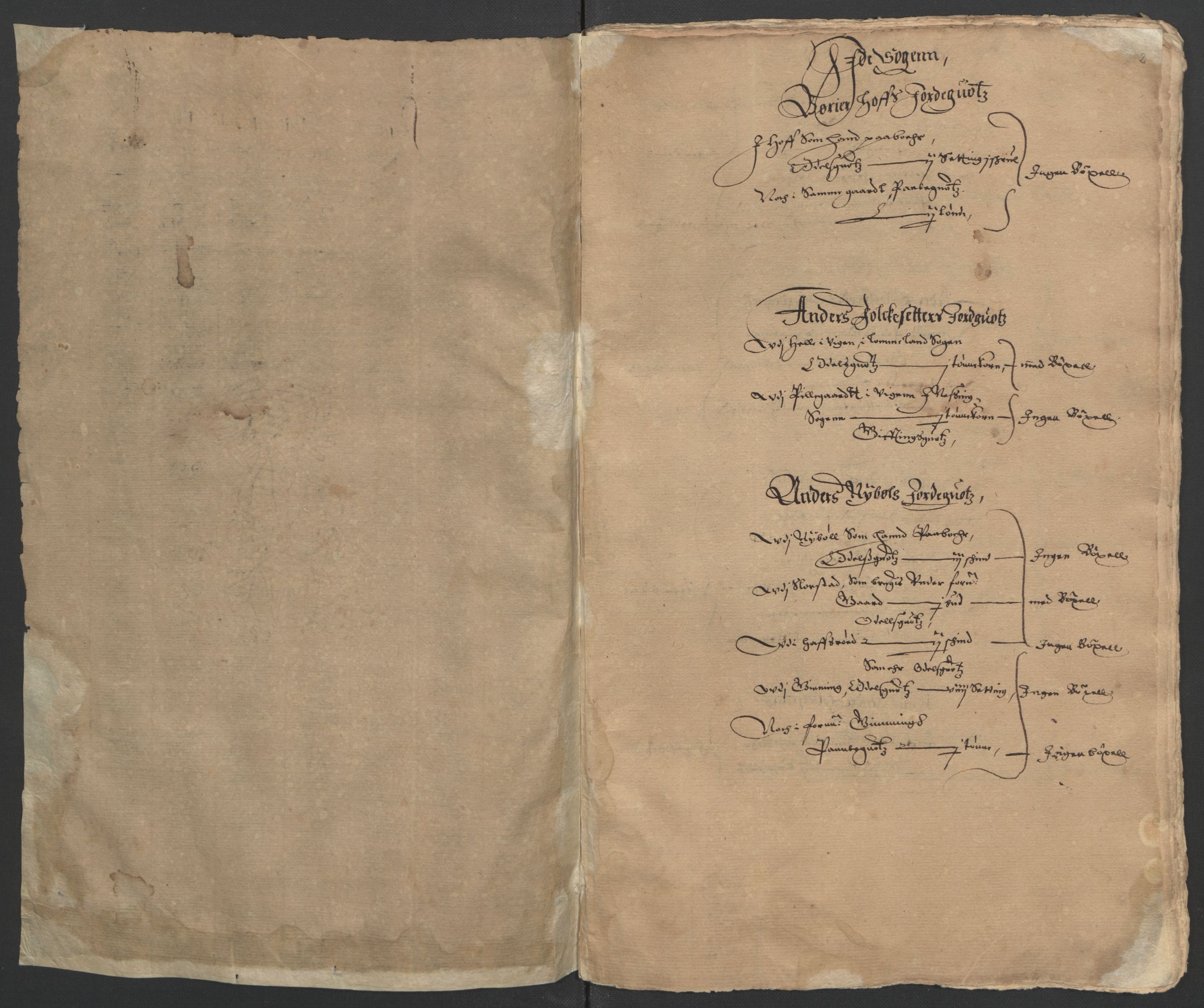 Stattholderembetet 1572-1771, AV/RA-EA-2870/Ek/L0009/0001: Jordebøker til utlikning av rosstjeneste 1624-1626: / Odelsjordebøker for noen vikværske len, 1624-1626, p. 35