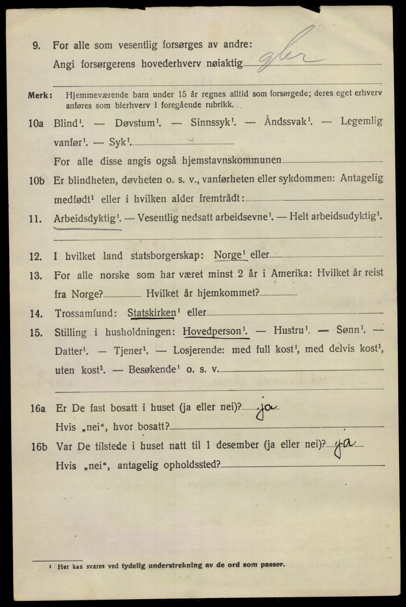 SAO, 1920 census for Ås, 1920, p. 6207