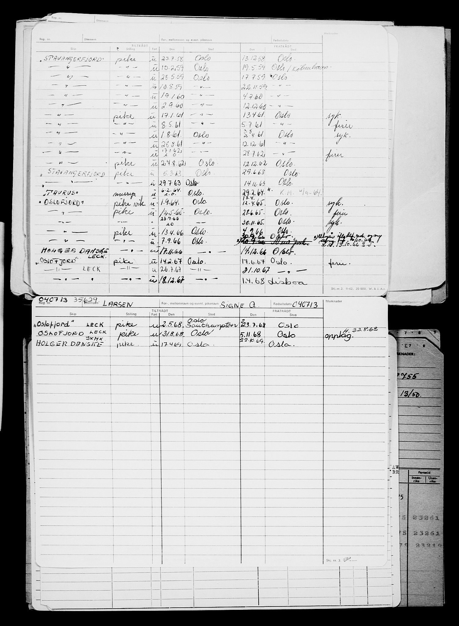 Direktoratet for sjømenn, AV/RA-S-3545/G/Gb/L0113: Hovedkort, 1913, p. 691