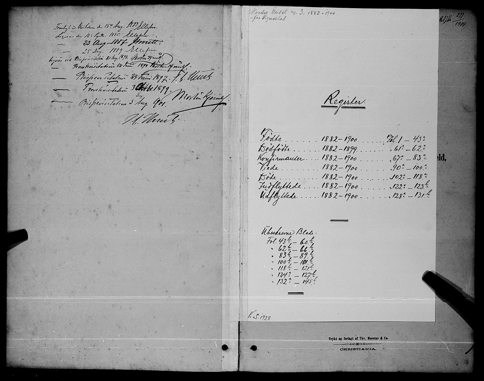 Nord-Audnedal sokneprestkontor, SAK/1111-0032/F/Fb/Fbb/L0003: Parish register (copy) no. B 3, 1882-1900