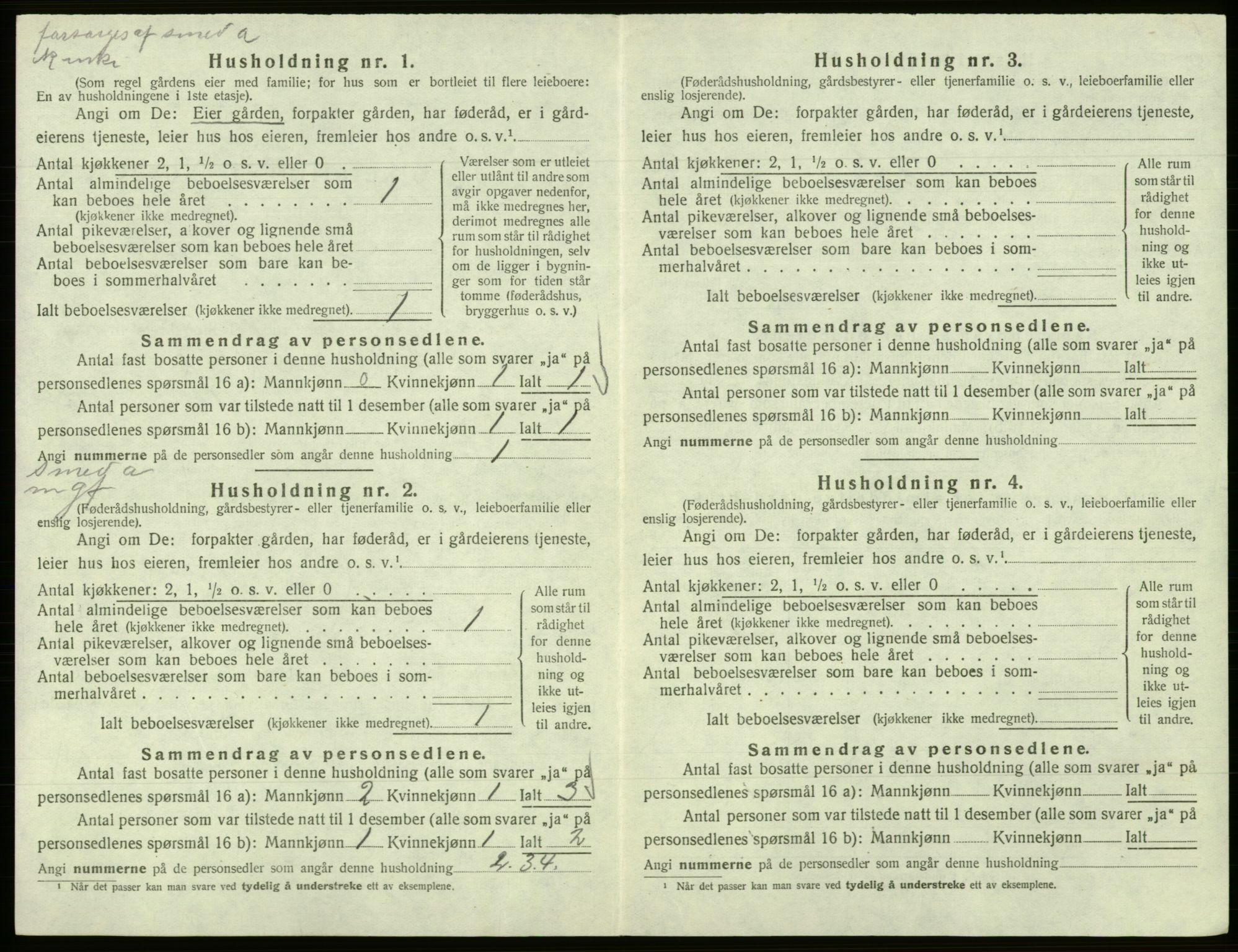 SAB, 1920 census for Samnanger, 1920, p. 777