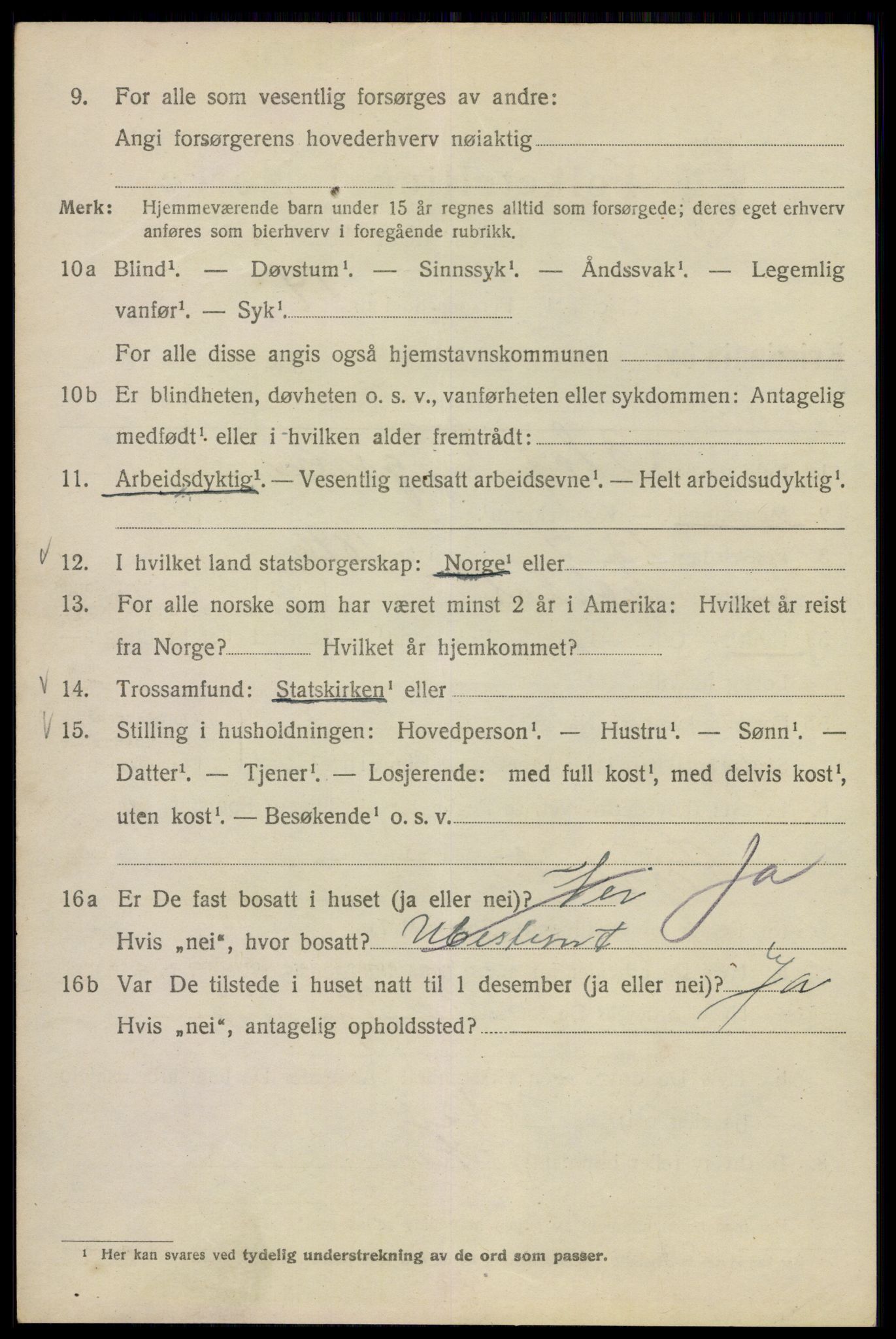 SAO, 1920 census for Kristiania, 1920, p. 364712