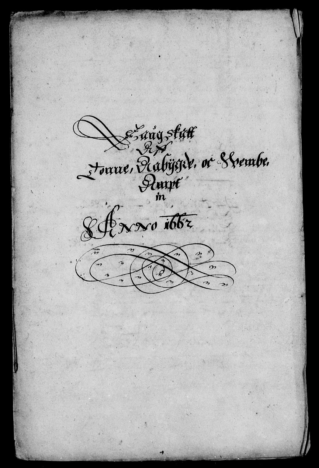 Rentekammeret inntil 1814, Reviderte regnskaper, Lensregnskaper, RA/EA-5023/R/Rb/Rbc/L0010: Tune, Åbygge og Veme len, 1661-1665