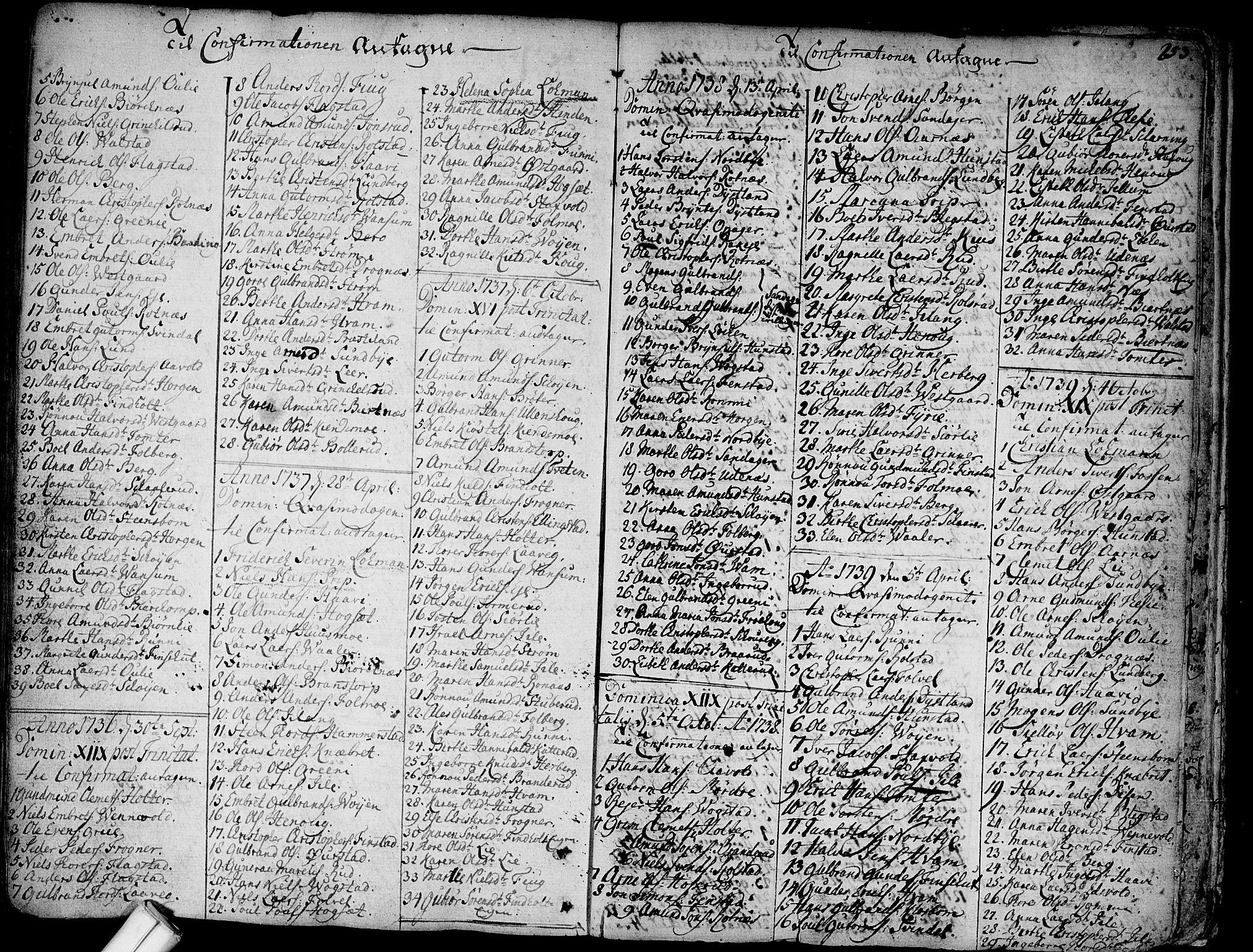 Nes prestekontor Kirkebøker, SAO/A-10410/F/Fa/L0003: Parish register (official) no. I 3, 1734-1781, p. 253